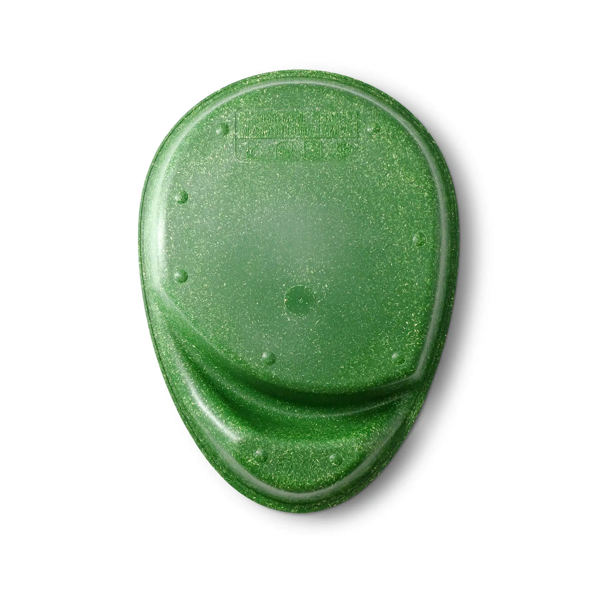 Assiette repas réutilisable "merways Plate" 27,5 x 20 x 3,5 cm, 2 compartiments, ovale, vert foncé dfc008491-mehrweg-menue-teller-merways-plate-275-x-20-x-35-cm-2-kammern-tropfenfoermig-spinat-dunkelgruen-4