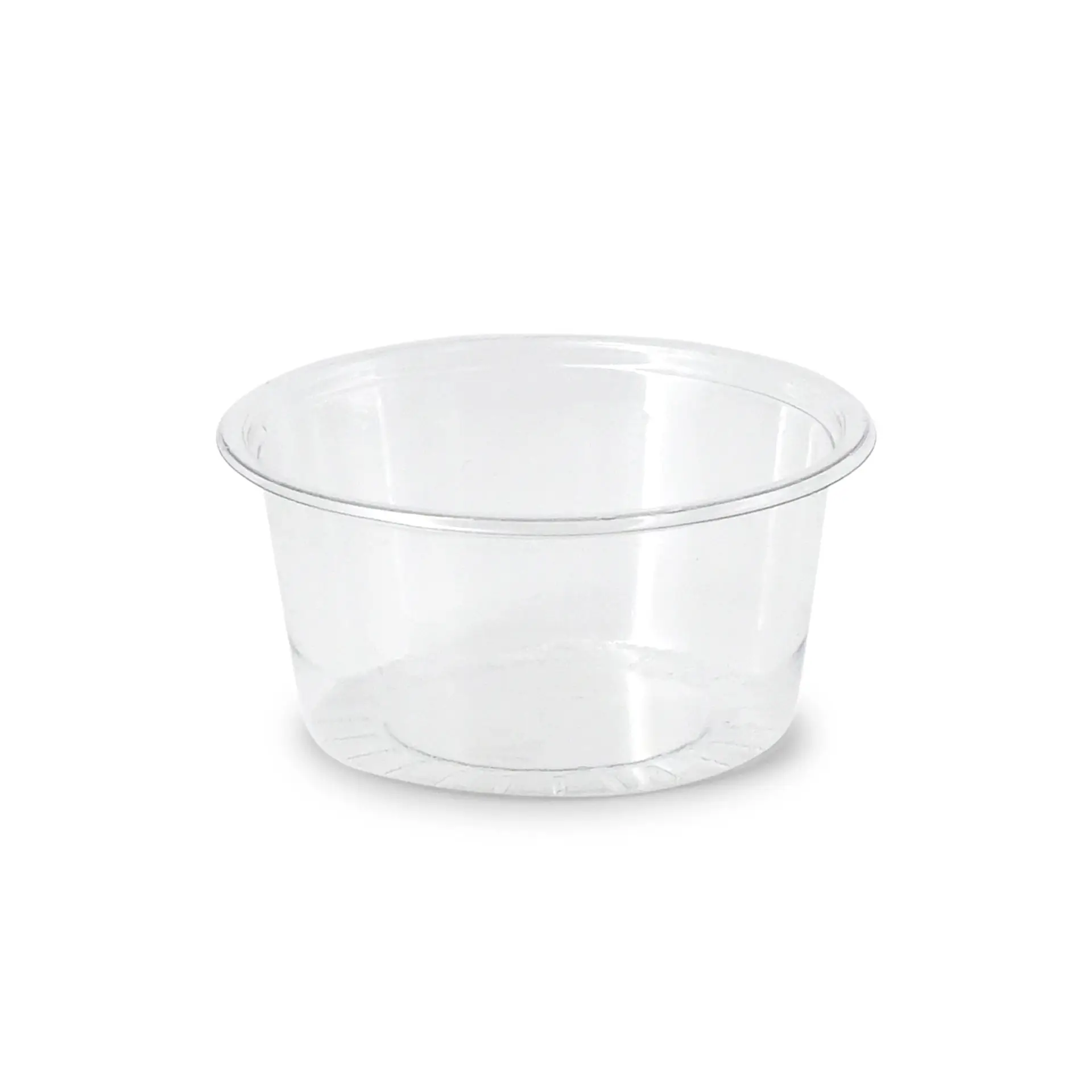 Pot à portions en rPET 100 ml, Ø 75 mm, transparent