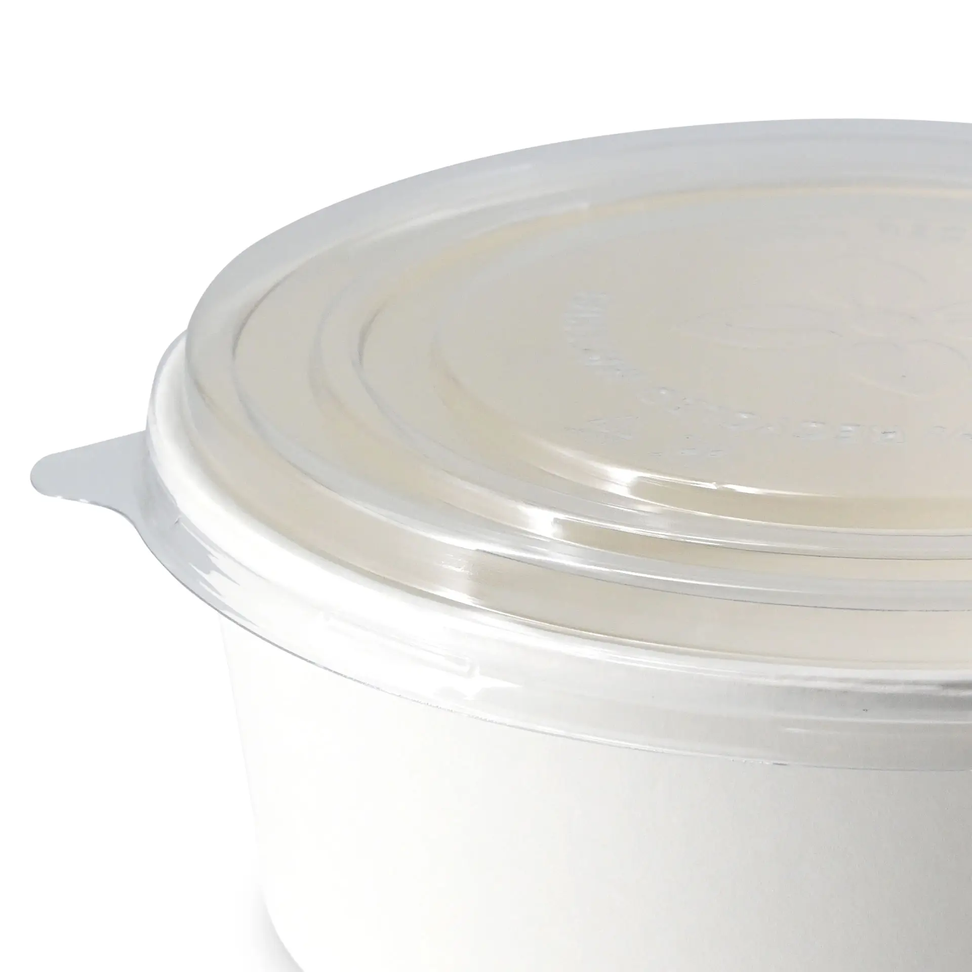 Couvercle transparent en rPET, Ø 185 mm