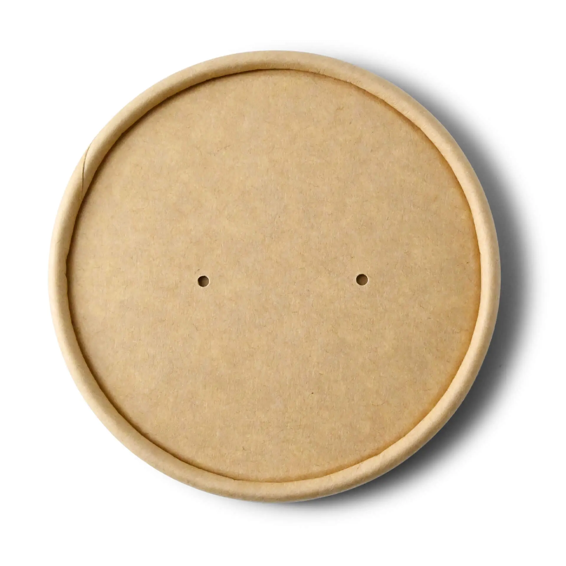 Couvercle membrane en carton (revêtement biologique) Ø 90 mm, brun
