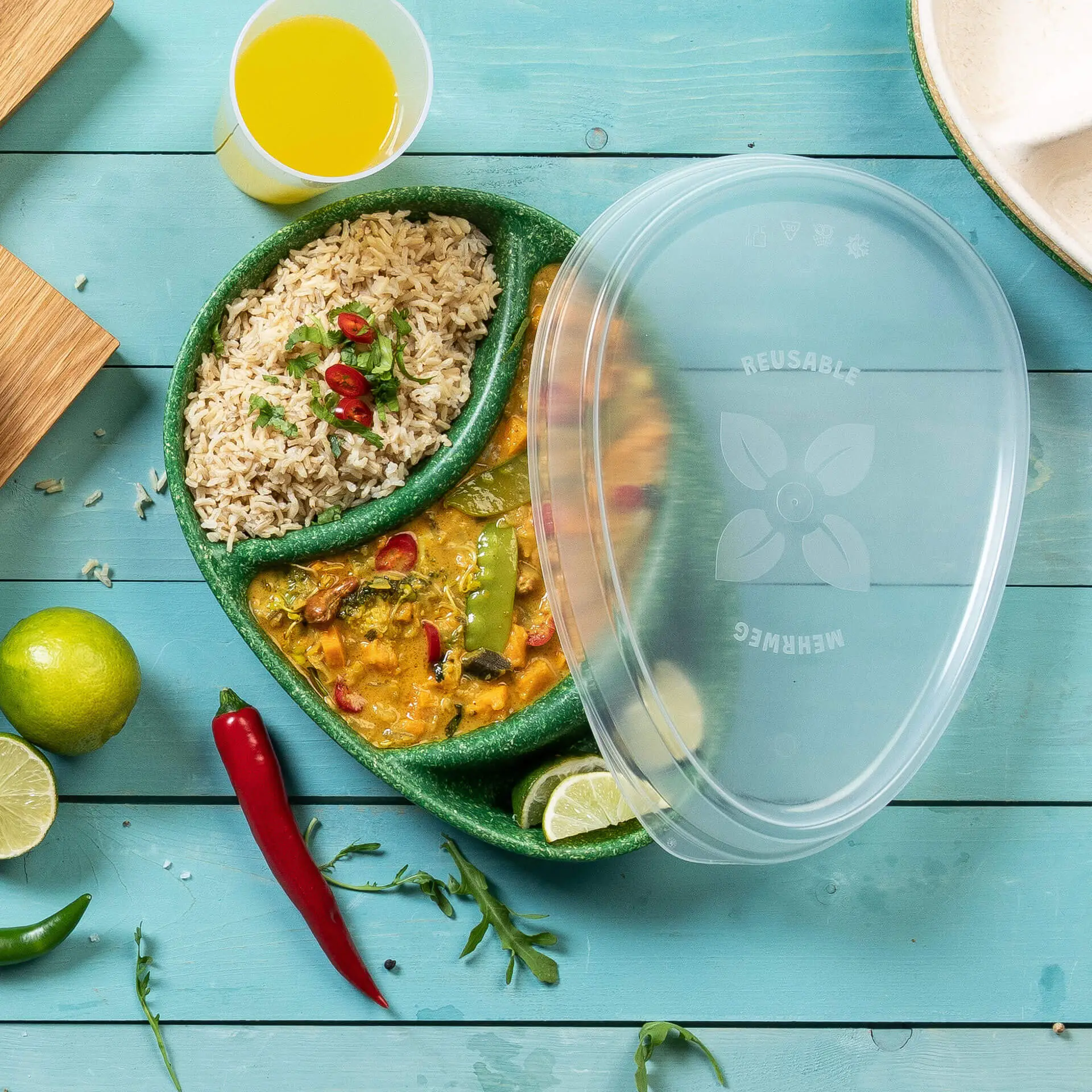 Couvercle réutilisable "merways Plate" 27,5 x 20 x 3 cm, PP, transparent dfc008511-mehrwegdeckel-merways-plate-275-x-20-x-3-cm-pp-transparent-7