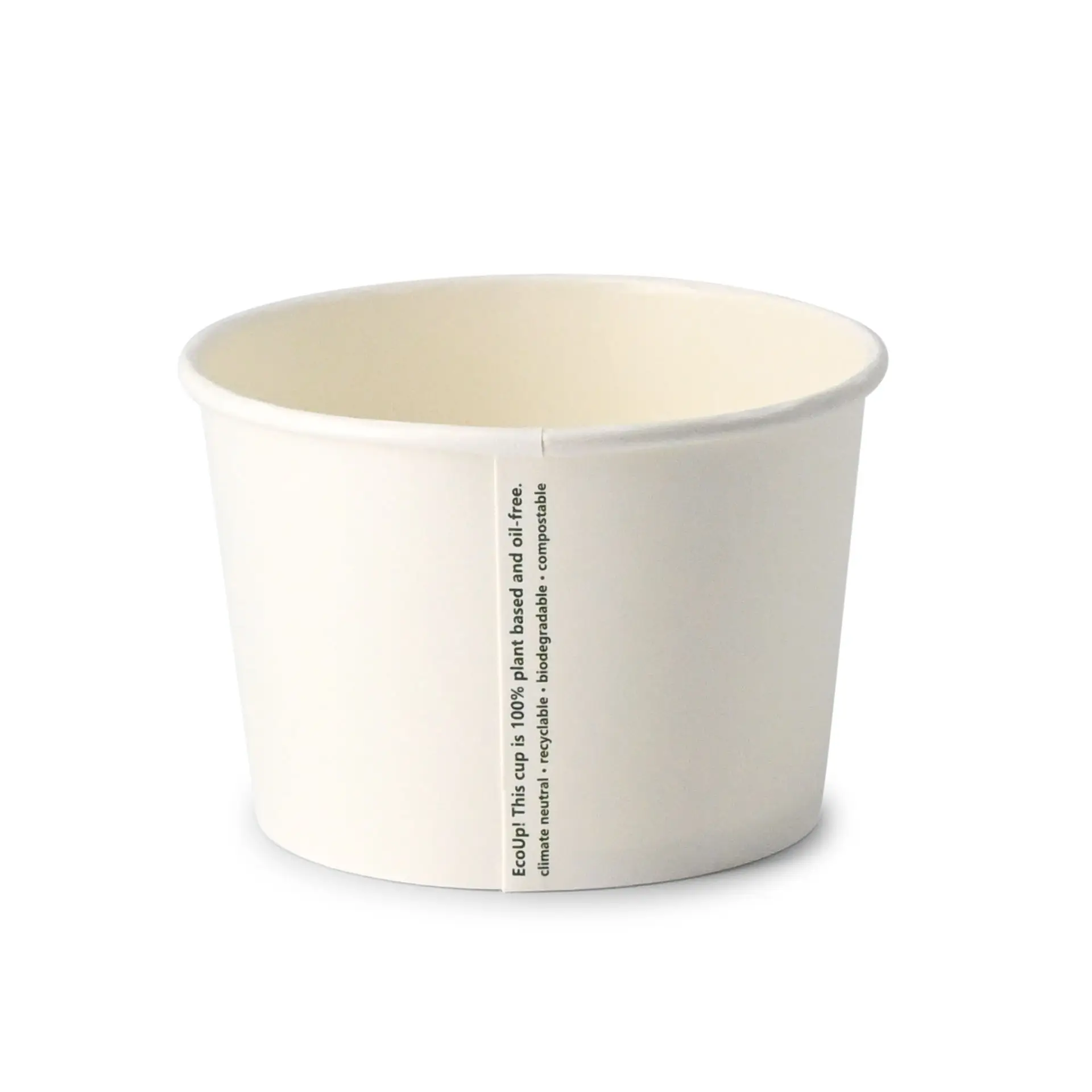 Pot en carton blanc, 400 ml / 16 oz, Ø 115 mm Pot en carton blanc, 400 ml / 16 oz, Ø 115 mm