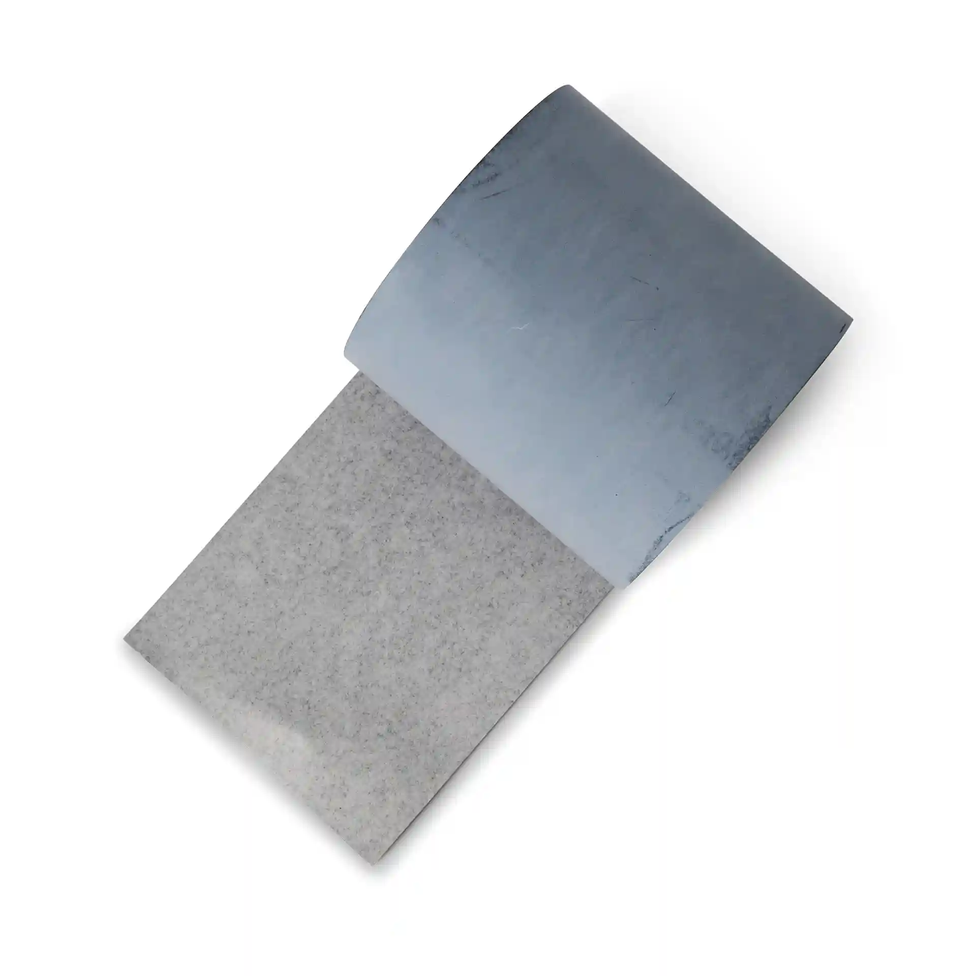 Rouleau de papier thermique gris pour caisses enregistreuses, 80 mm de large et 80 m de long, diamètre de 77 mm.