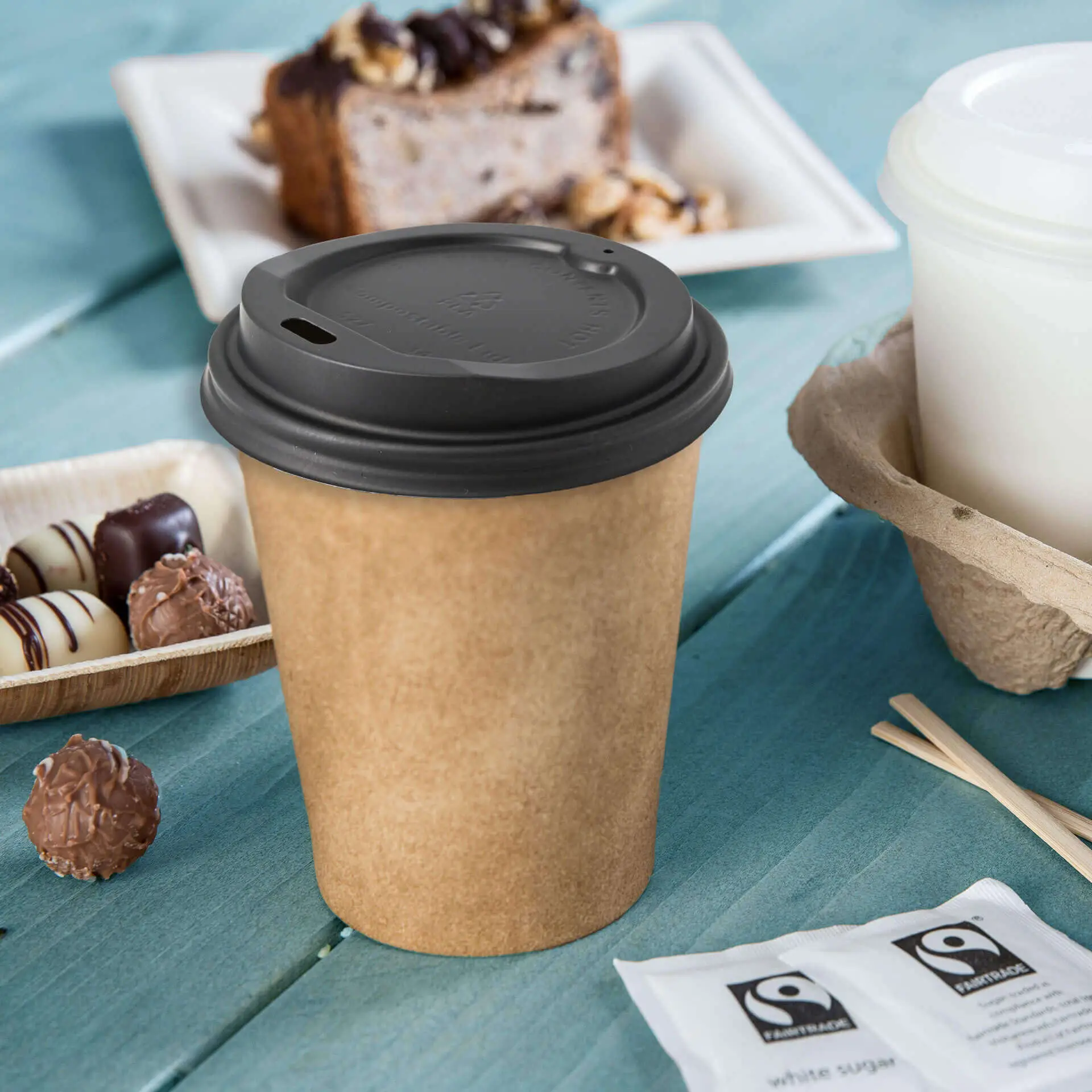 Couvercle en CPLA noir avec trou, Ø 90 mm dhd004061-cpla-deckel-90-mm-schwarz-trinkoeffnung-6