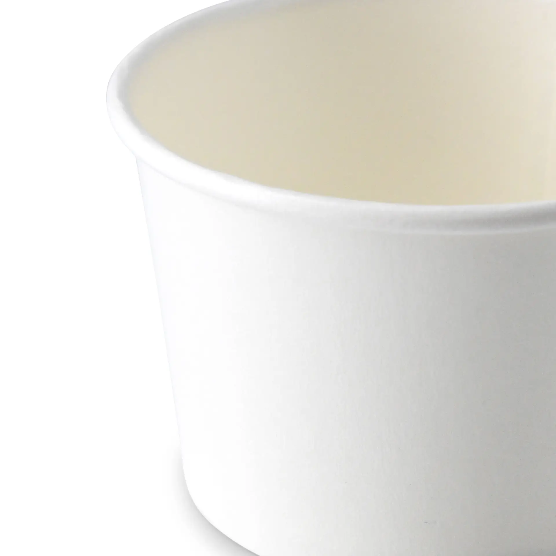 Pot de glace en carton 75 ml, max. 130 ml, Ø 76 mm, blanc