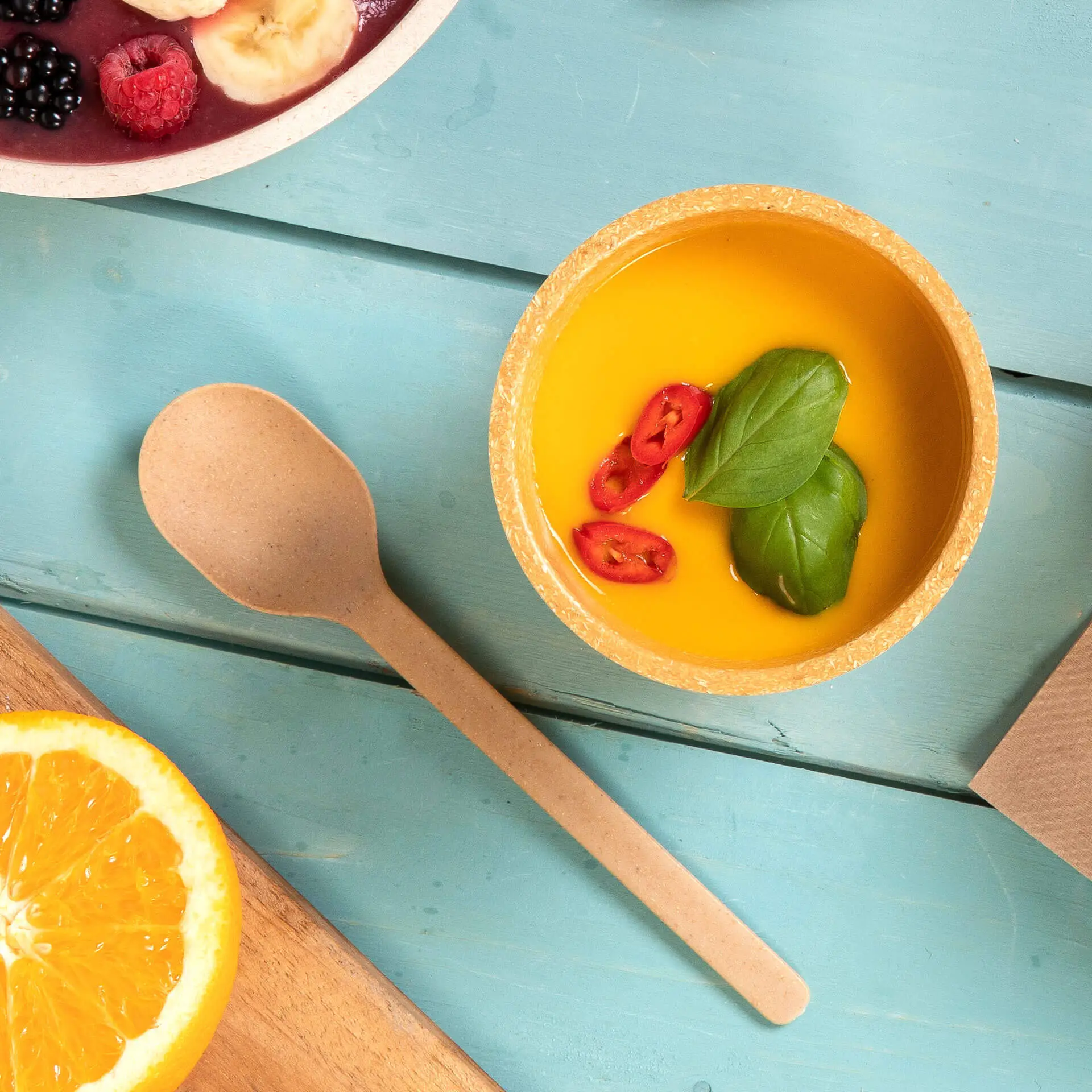 Cuillères réutilisables "merways Cutlery" 18 cm, naturel dse063461-mehrweg-loeffel-merways-cutlery-18-cm-natur-7