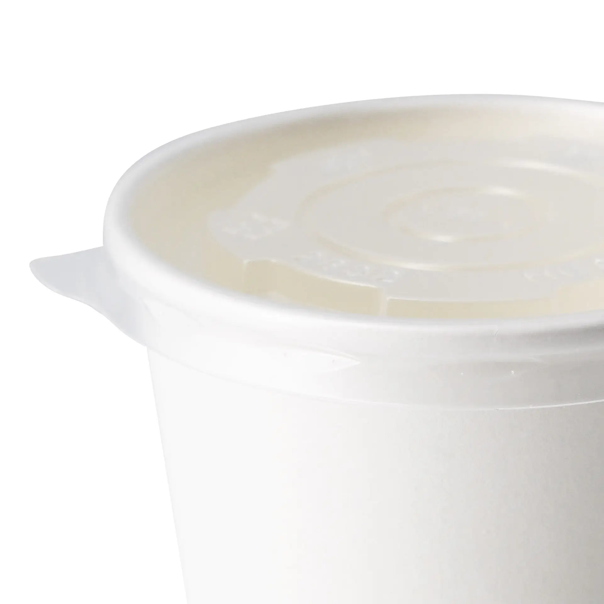 Couvercle plat en PP pour pot en carton, Ø 90 mm dfc02644-pp-flachdeckel-90-mm-geschlossen-f-universal-becher-5