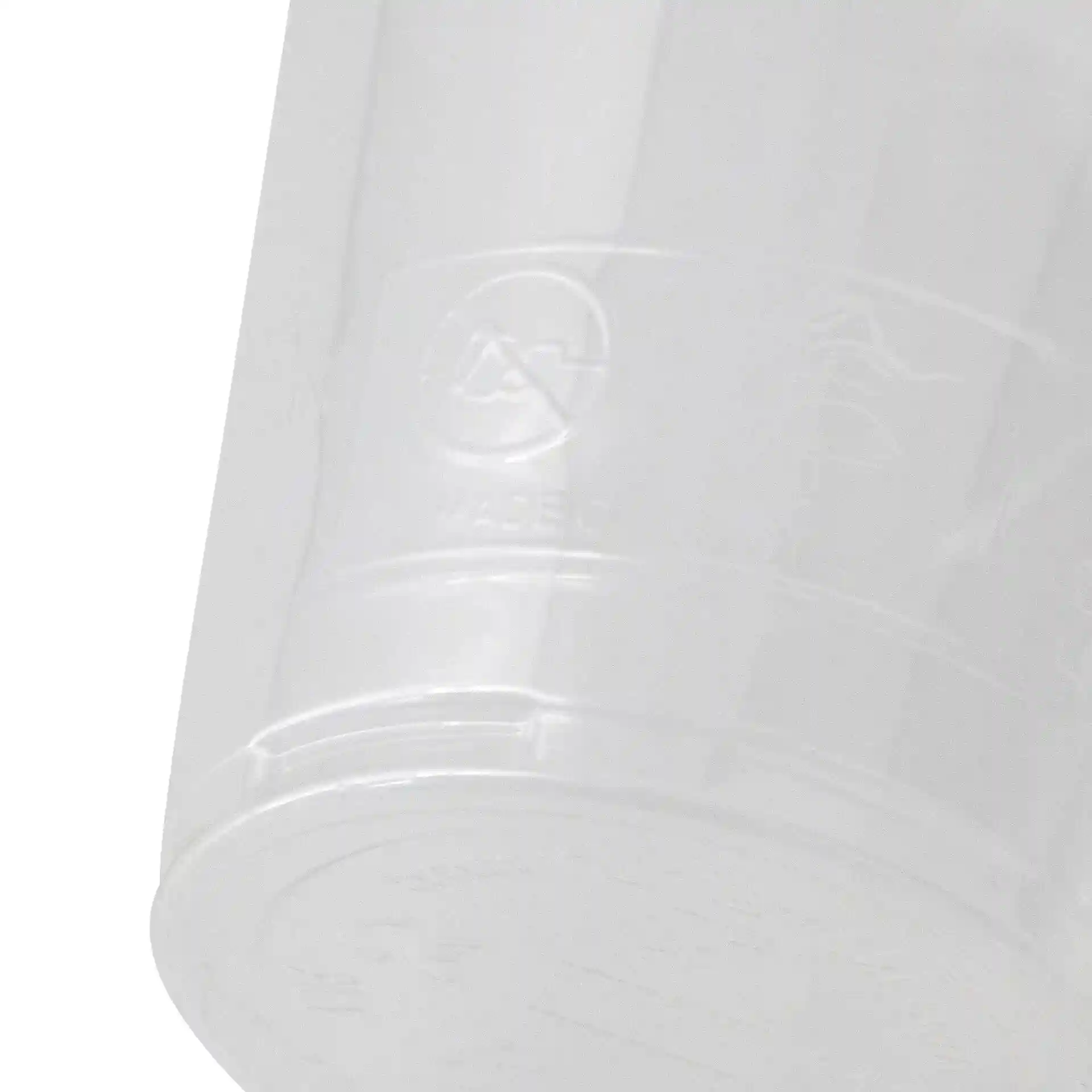 Gobelet transparent en plastique PLA de 8 oz, d'un diamètre de 70 mm et d'une hauteur de 96 mm.