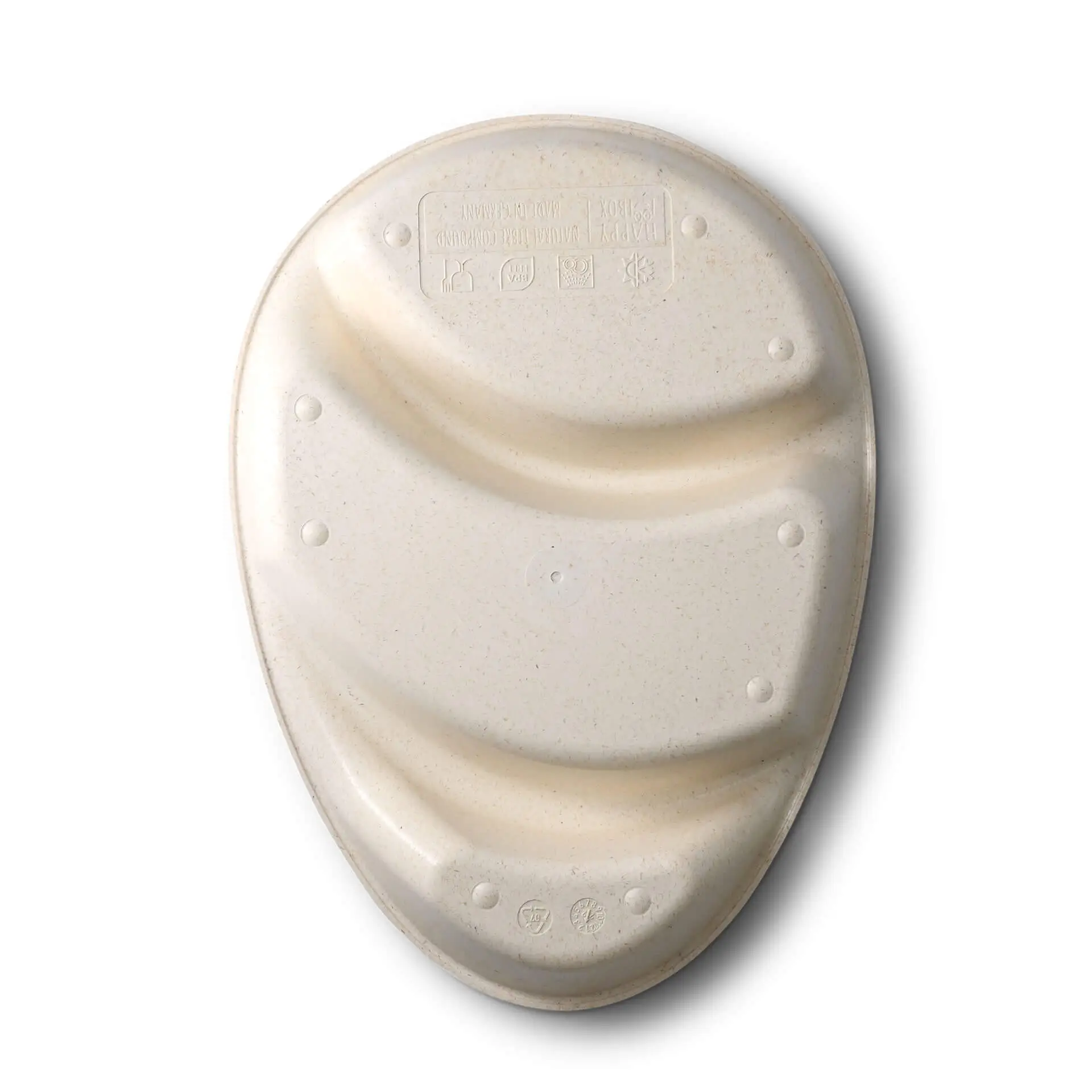 | 2 POUR 1 |  Assiette ovale réutilisable "merways Plate" 27,5 x 20 x 3,5 cm, 3 compartiments, cajou / blanc crème dfc00836-2-fuer-1-mehrweg-menue-teller-merways-plate-275-x-20-x-35-cm-3-kammern-tropfenfoermig-cashew-creme-weiss-4