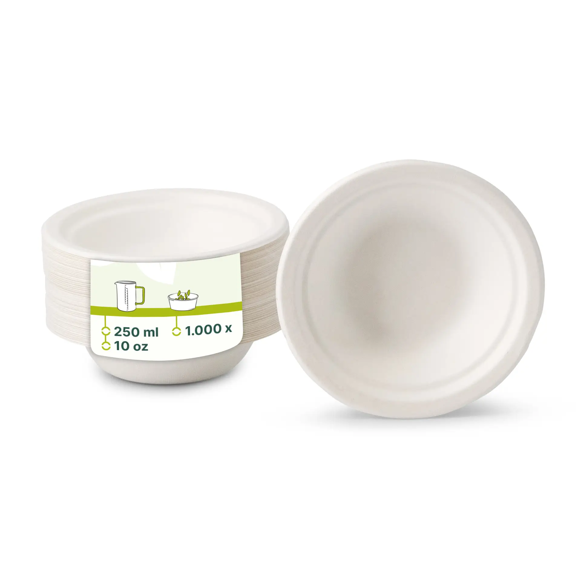 Bol rond en canne à sucre, 250 ml Bol rond en canne à sucre, 250 ml