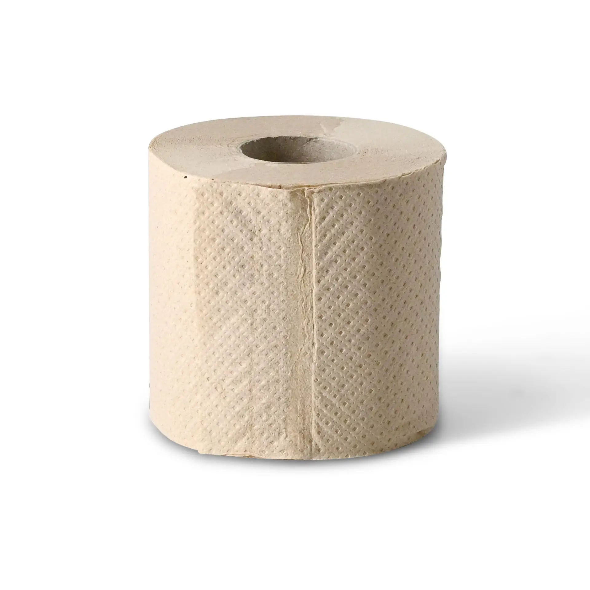 Papier toilette en papier recyclé, 2 couches, 300 feuilles, brun