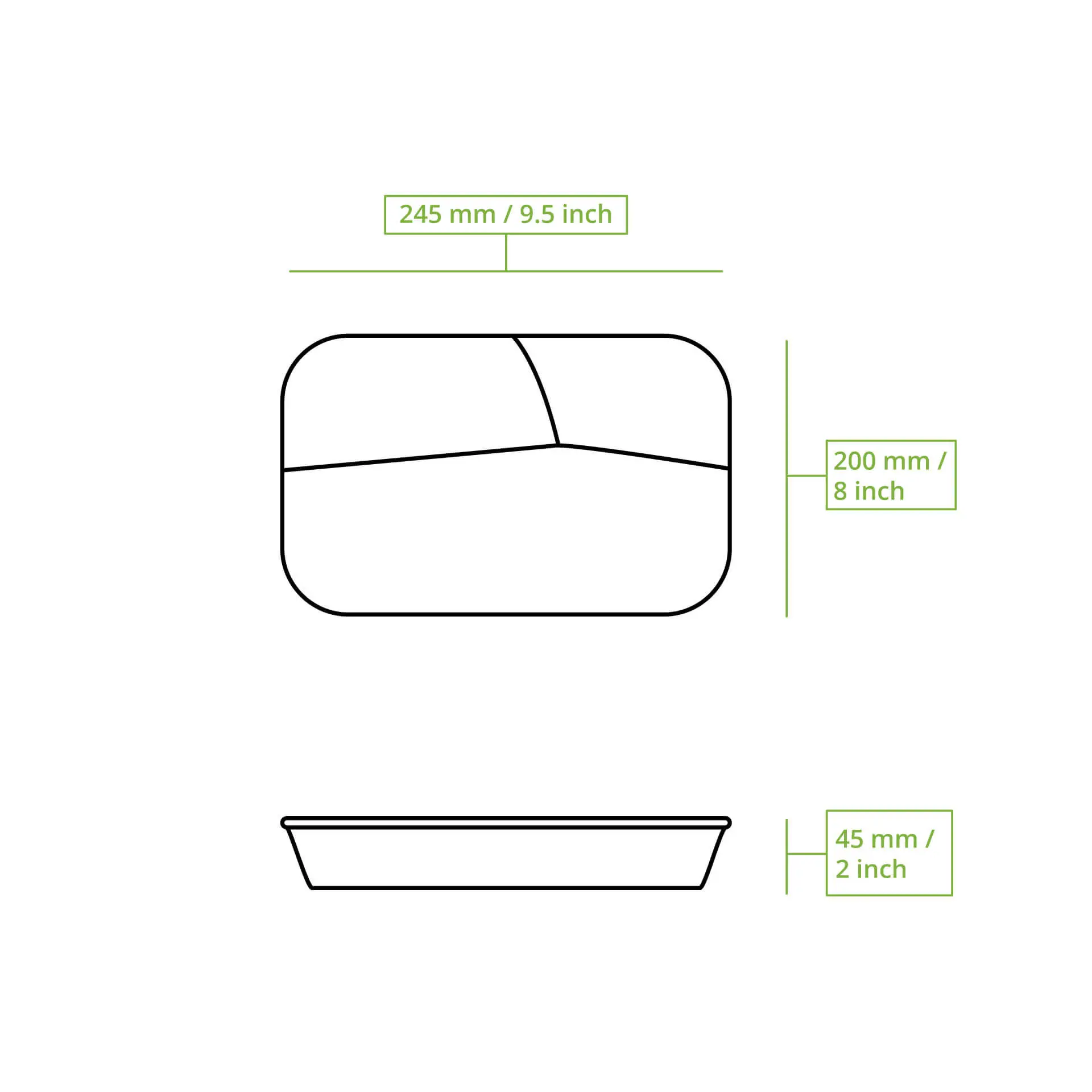 Contenant réutilisable "merways Box" cajou / blanc crème, 24,5 x 20 x 4,5 cm, 3 compartiments, HP4/3 Contenant réutilisable "merways Box" cajou / blanc crème, 24,5 x 20 x 4,5 cm, 3 compartiments, HP4/3
