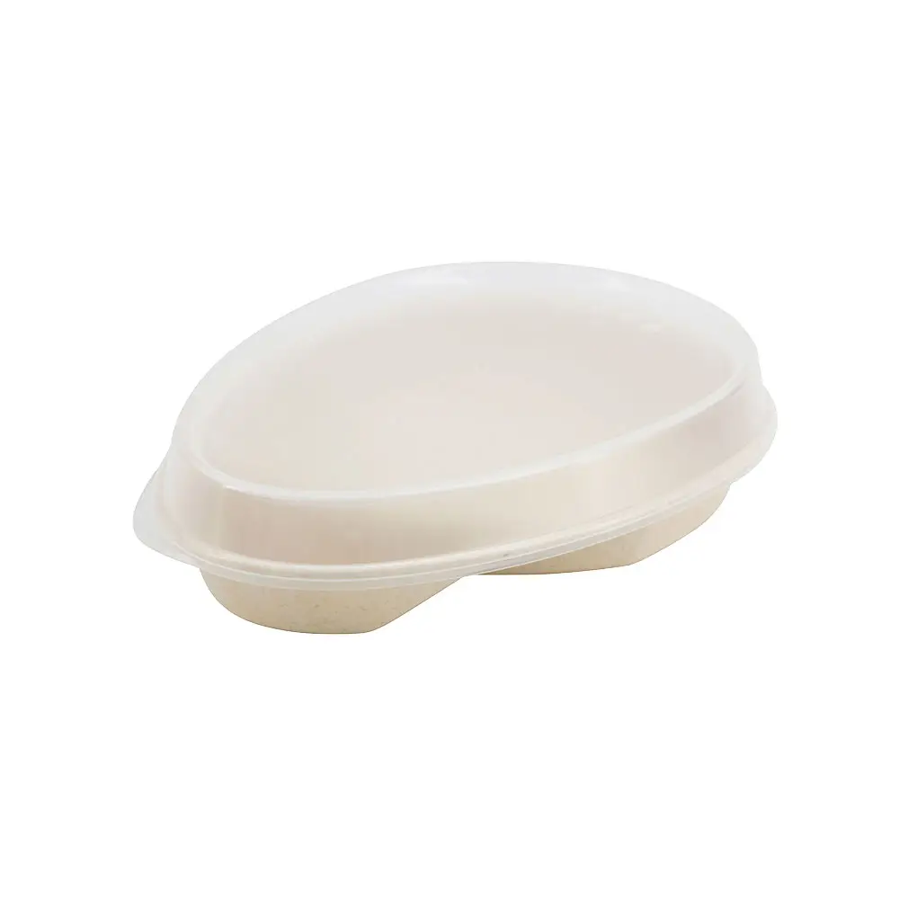 | 2 POUR 1 | Lot d'articles de location assiettes réutilisables merways Plate cajou / blanc crème, 2 compartiments | 2 POUR 1 | Lot d'articles de location assiettes réutilisables merways Plate cajou / blanc crème, 2 compartiments