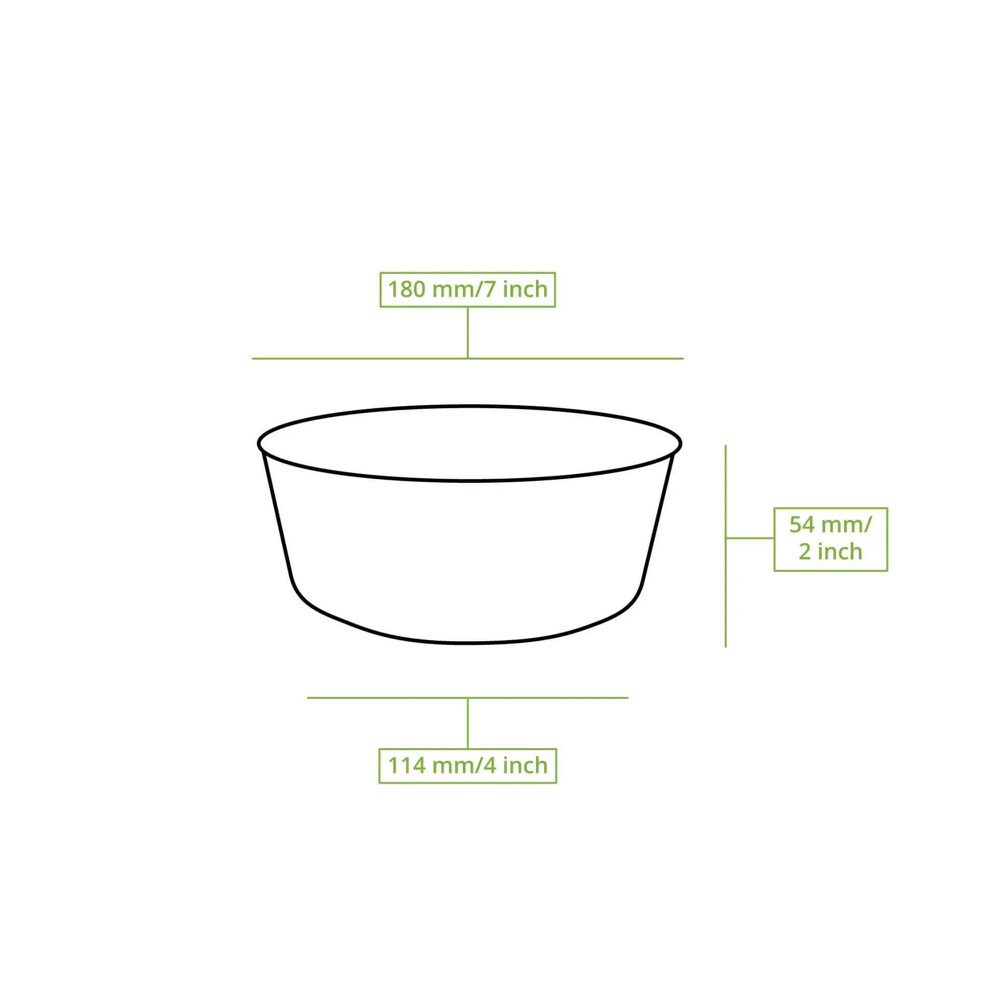 Bol carré en feuille de palmier, 750 ml, dimensions 180 mm de diamètre et 54 mm de hauteur, présentant un grain naturel unique.