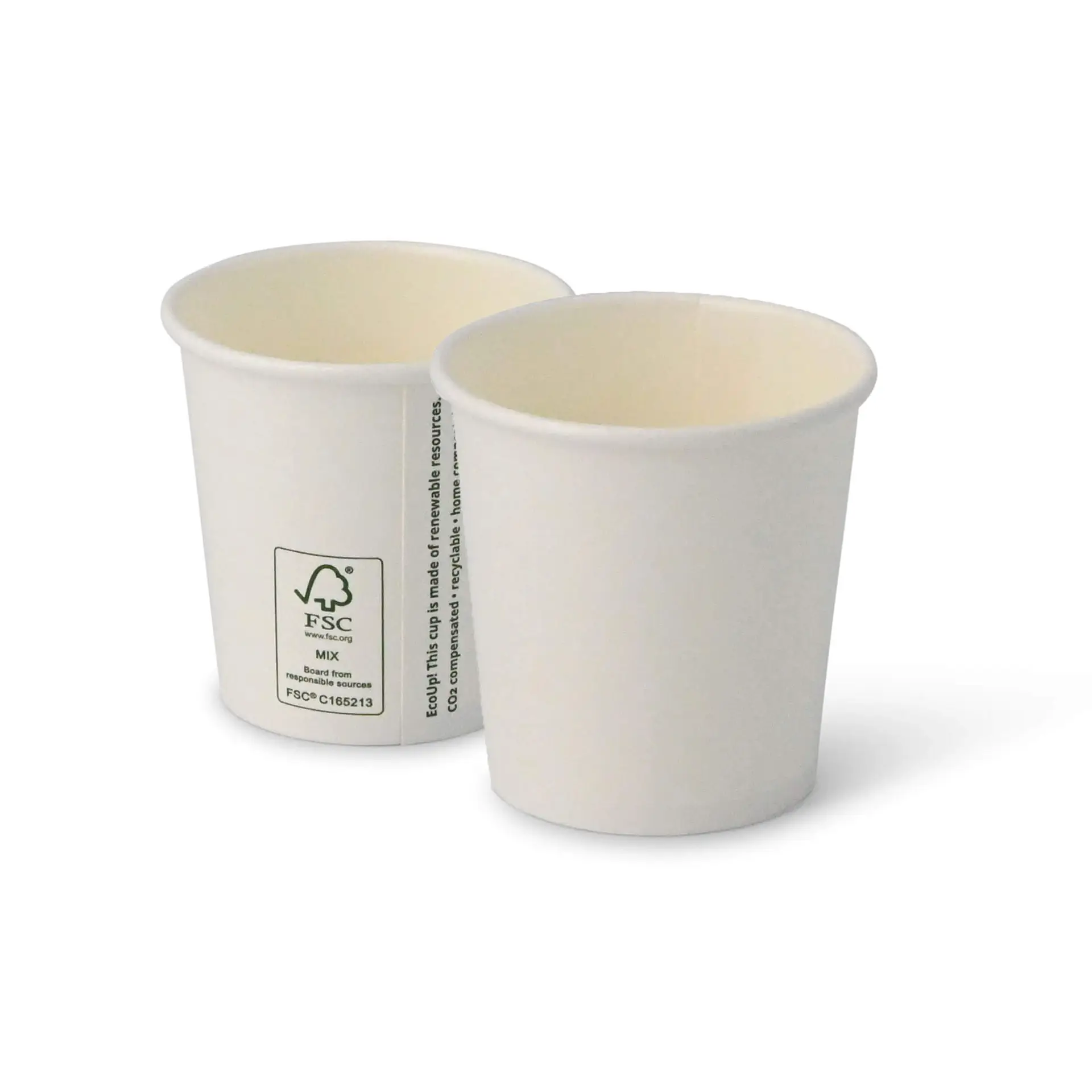 Gobelet en carton blanc, 10 cl / 4 oz, Ø 62 mm