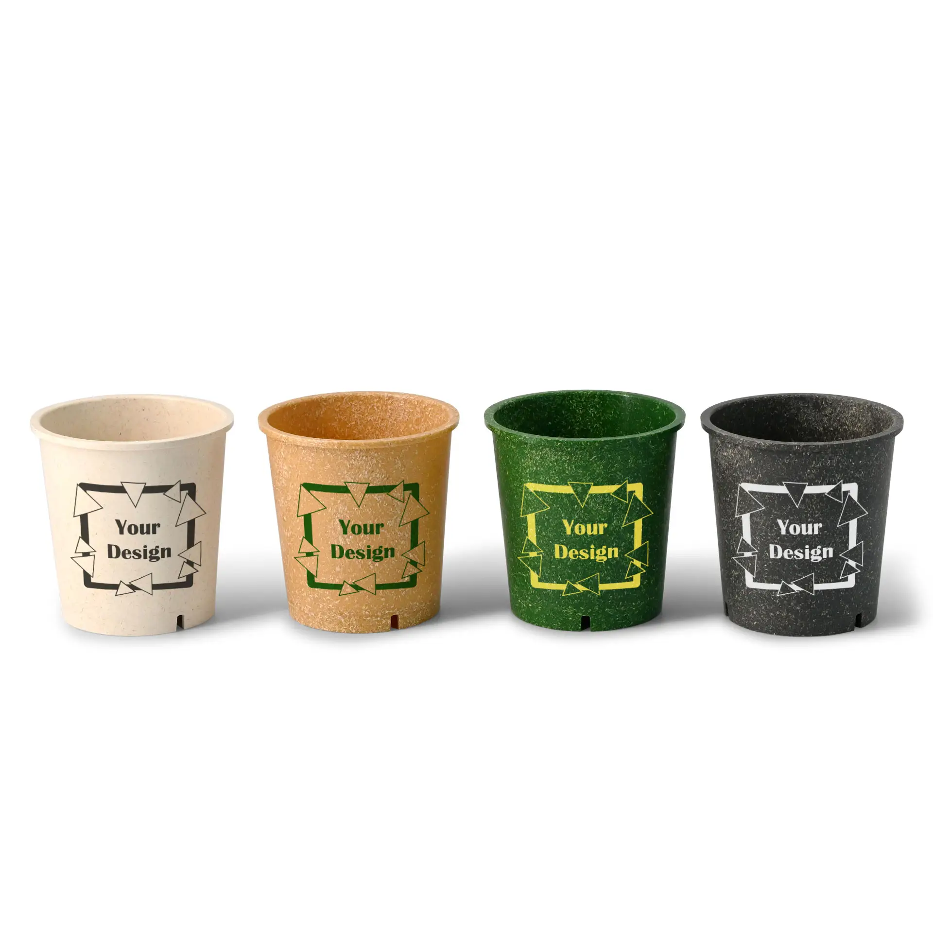 Pots à soupe réutilisable "merways Cup" épinard / vert foncé 400 ml, Ø 95 mm, personnalisable
