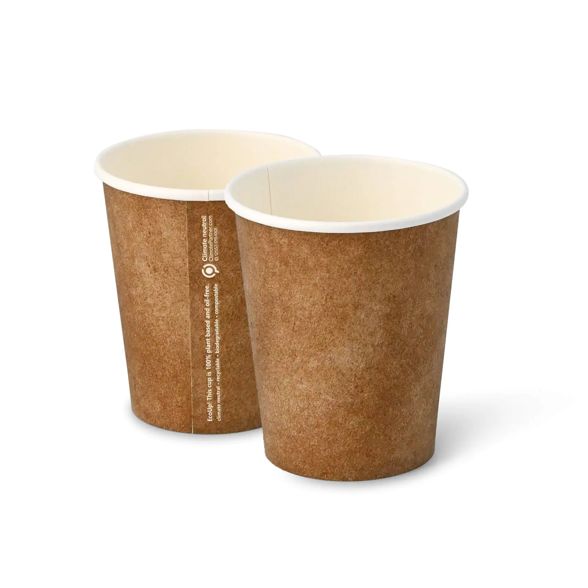 Gobelet en carton kraft brun, 20 cl / 8 oz, Ø 80 mm Gobelet en carton kraft brun, 20 cl / 8 oz, Ø 80 mm