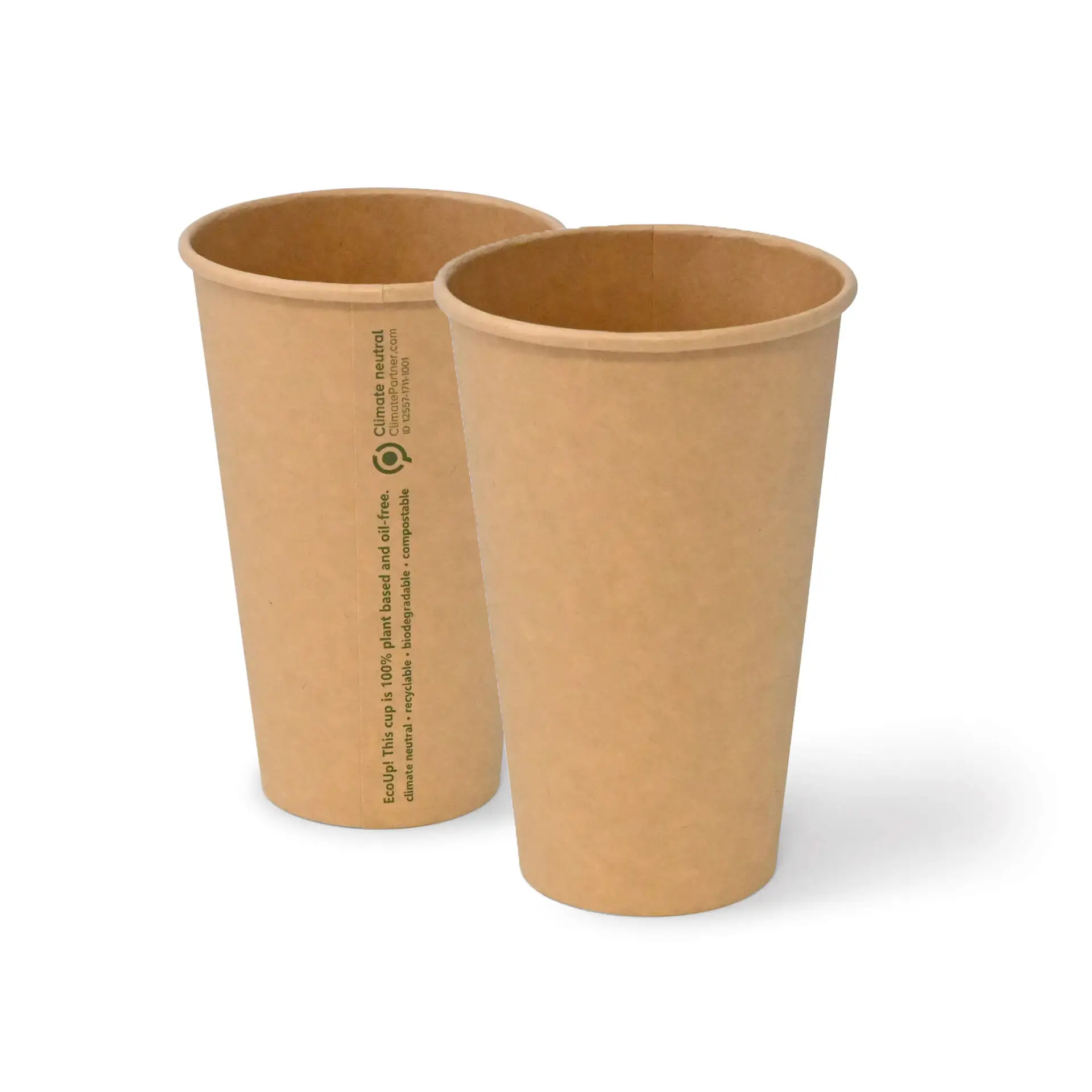 Gobelet en carton brun, 40 cl / 16 oz, Ø 90 mm