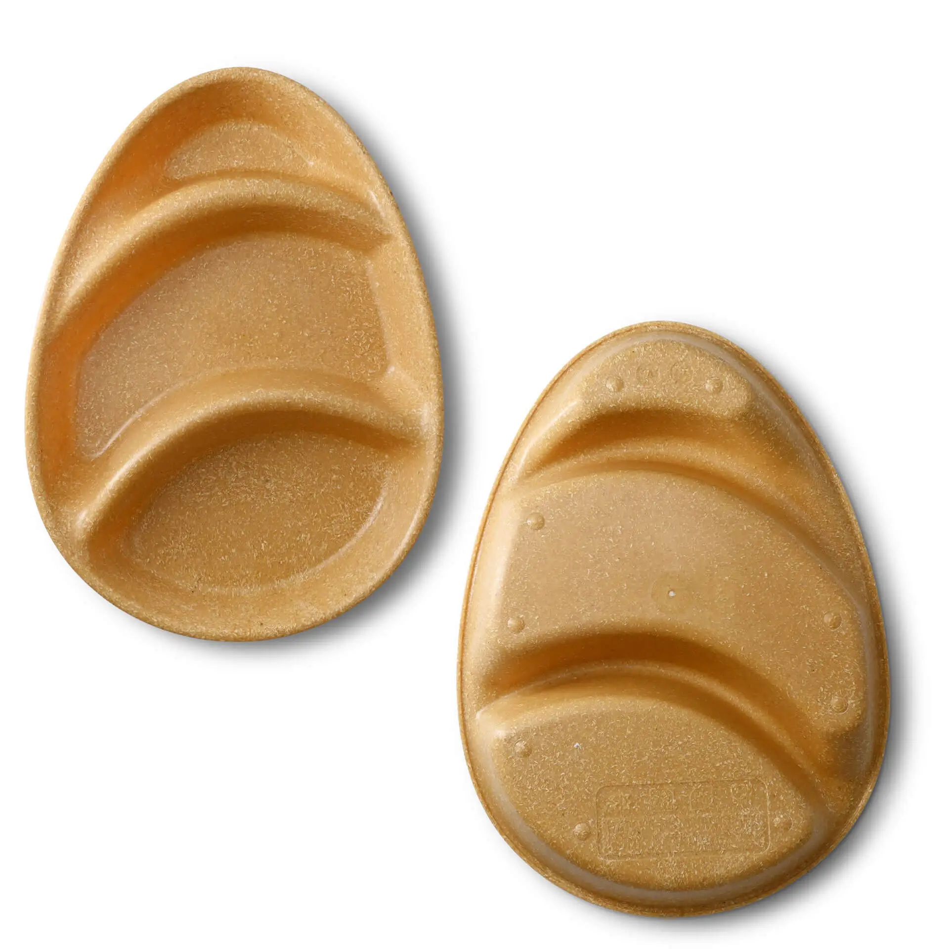 Assiette ovale réutilisable "merways Plate" 27,5 x 20 x 3,5 cm, 3 compartiments, caramel / brun Assiette ovale réutilisable "merways Plate" 27,5 x 20 x 3,5 cm, 3 compartiments, caramel / brun