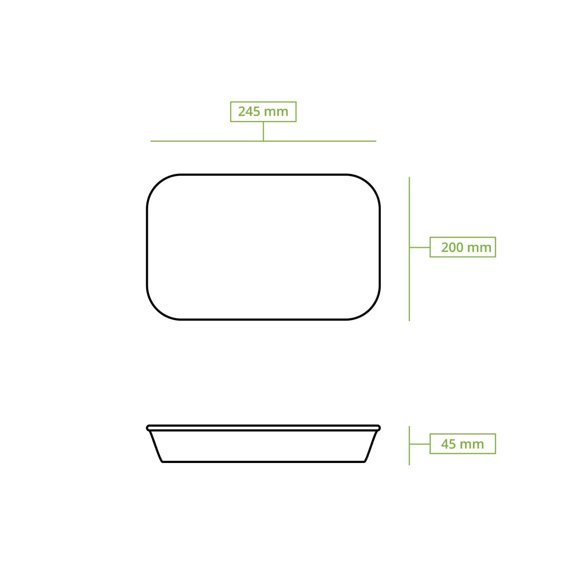 Contenant réutilisable merways Box cajou / blanc crème, 24,5 x 20 x 4,5cm, HP4 Contenant réutilisable merways Box cajou / blanc crème, 24,5 x 20 x 4,5cm, HP4