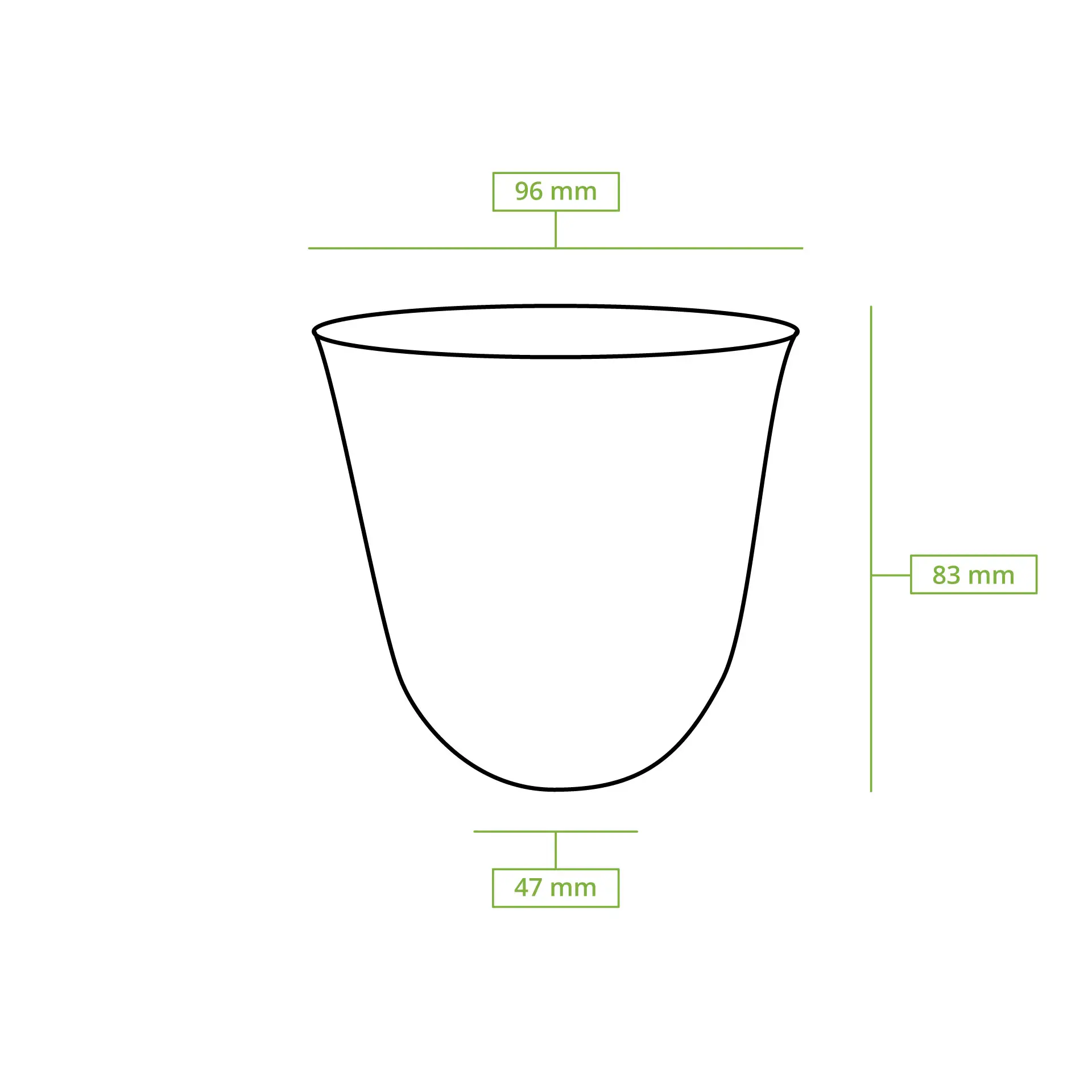 Pot à dessert en PLA 12 oz, Ø 96 mm dcd00310-dessertbecher-aus-pla-300-ml-12-oz-96-mm-8
