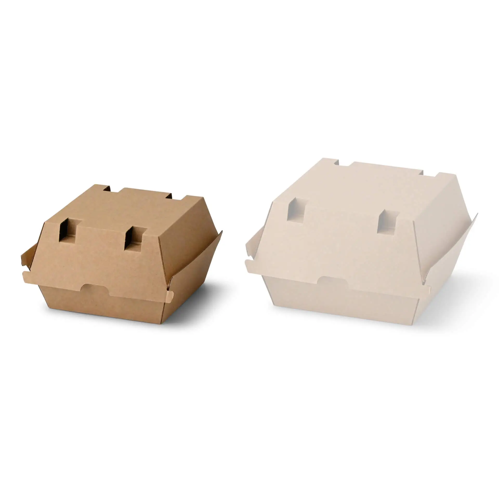 Boite à burger en carton kraft brun, 13 x 14 x 8 cm Boite à burger en carton kraft brun, 13 x 14 x 8 cm