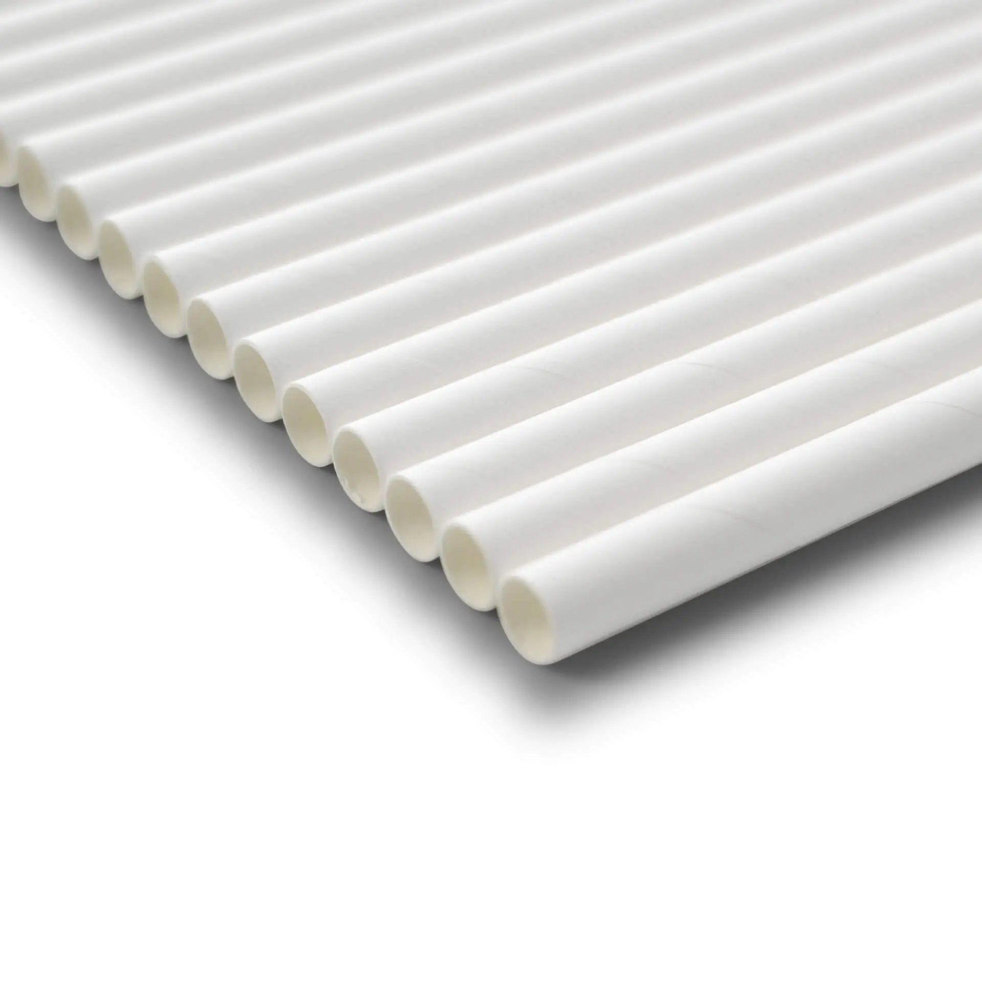 Paille Jumbo en papier 23 cm, Ø 0,8 cm, blanc Paille Jumbo en papier 23 cm, Ø 0,8 cm, blanc