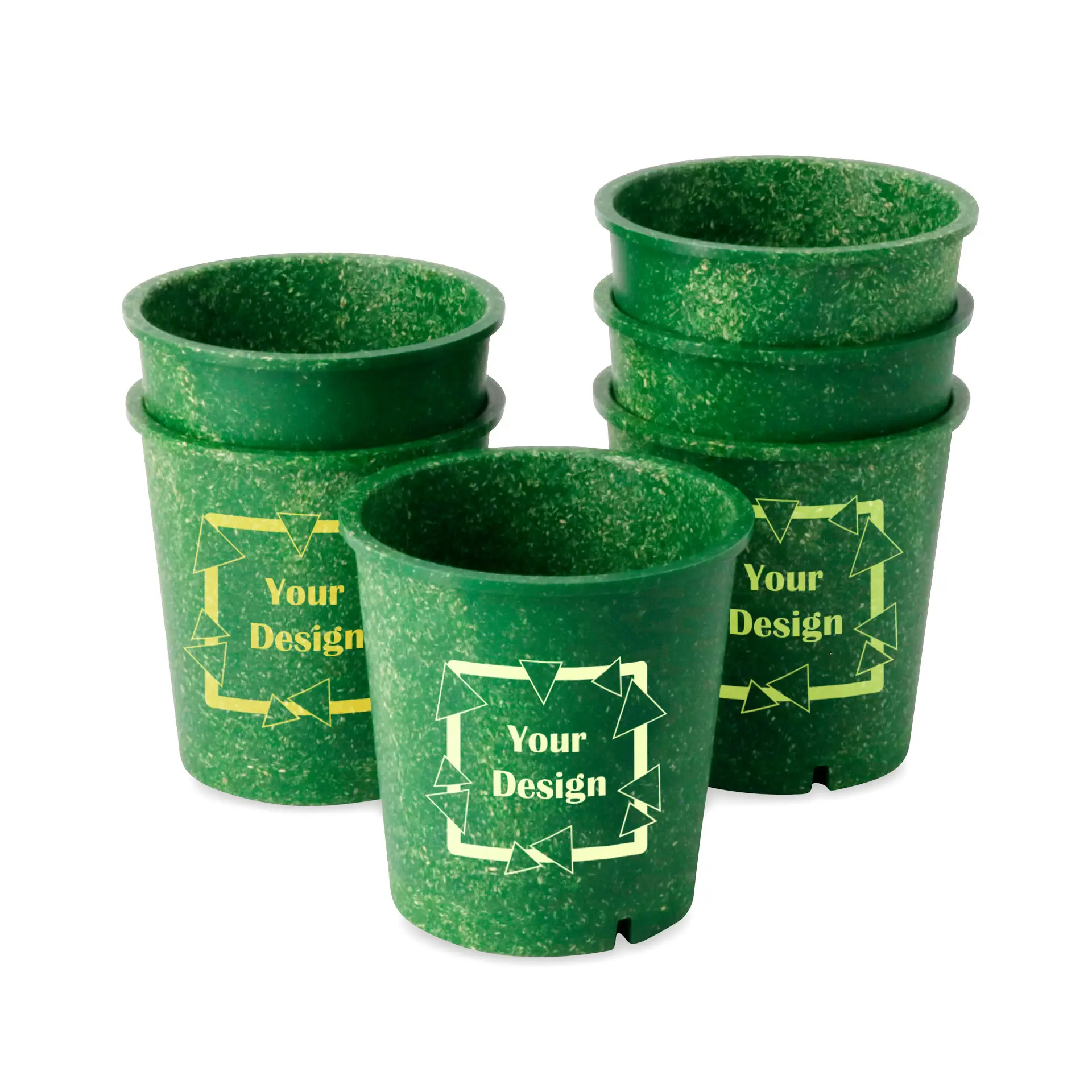 Pots à soupe réutilisable "merways Cup" épinard / vert foncé 400 ml, Ø 95 mm, personnalisable