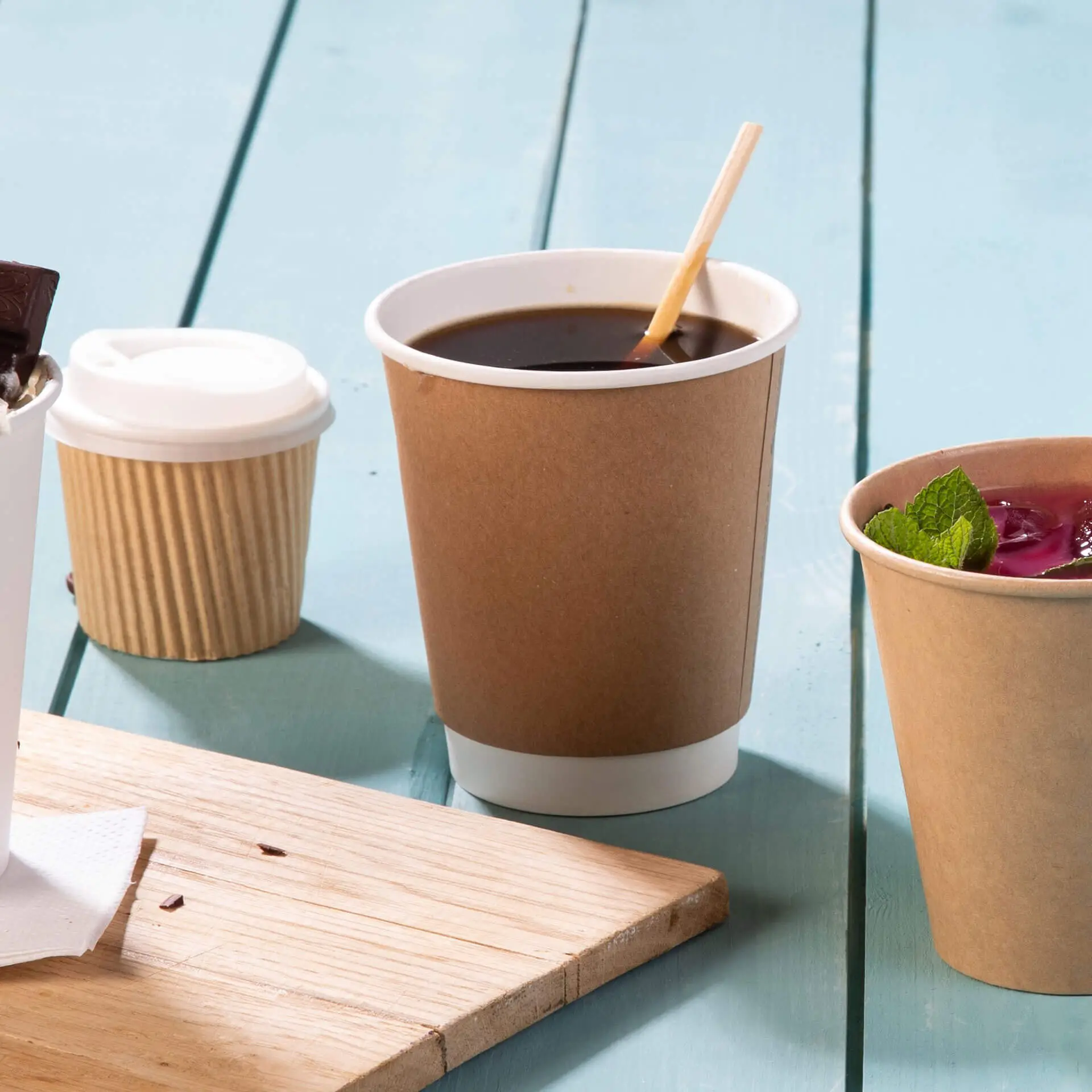 Gobelet en carton double paroi, 20 cl / 8 oz, Ø 80 mm, brun dhd048721-coffee-to-go-becher-aus-pappe-doppelwandig-200-ml-8-oz-80-mm-braun-7