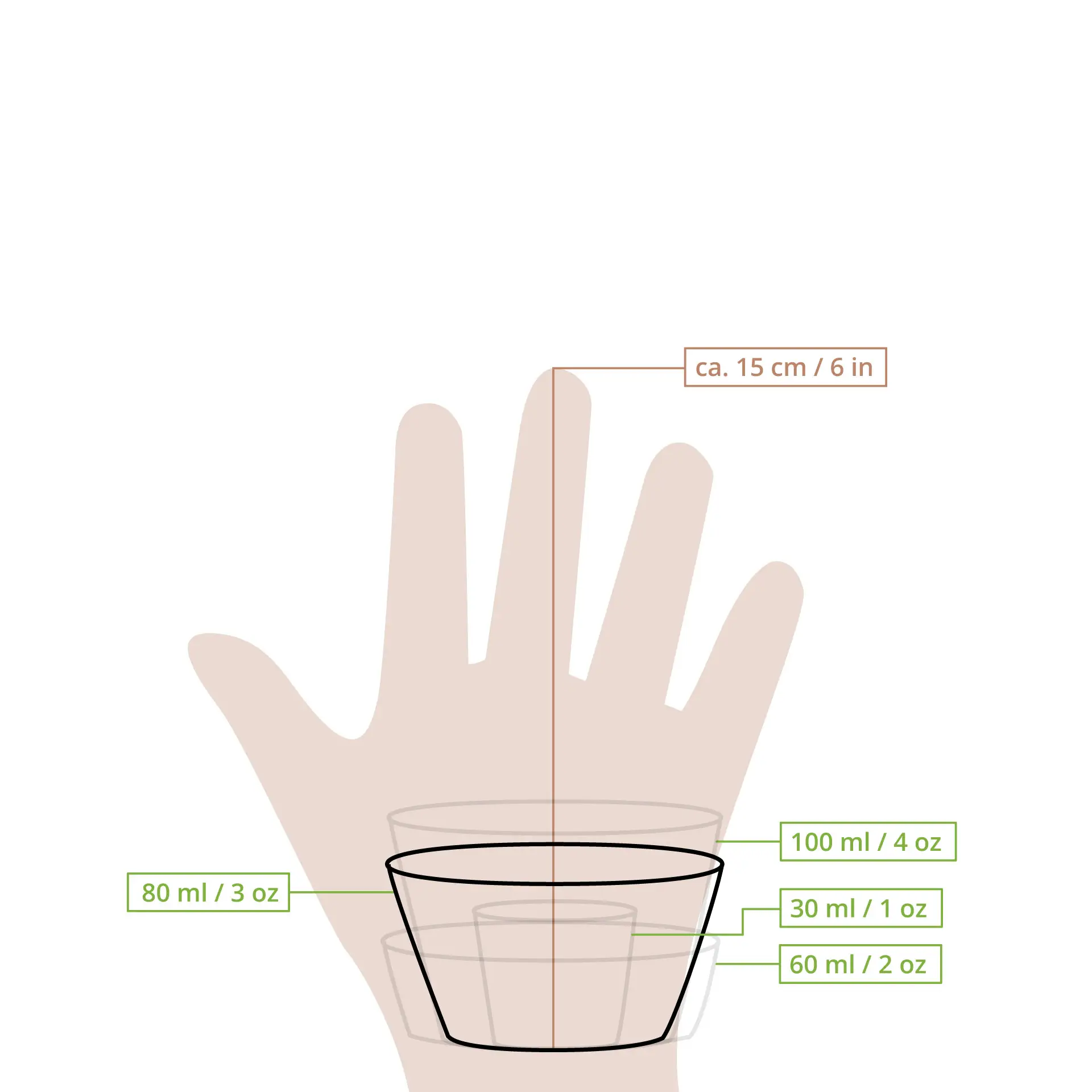 Pot à portions en PLA 80 ml, Ø 70 mm