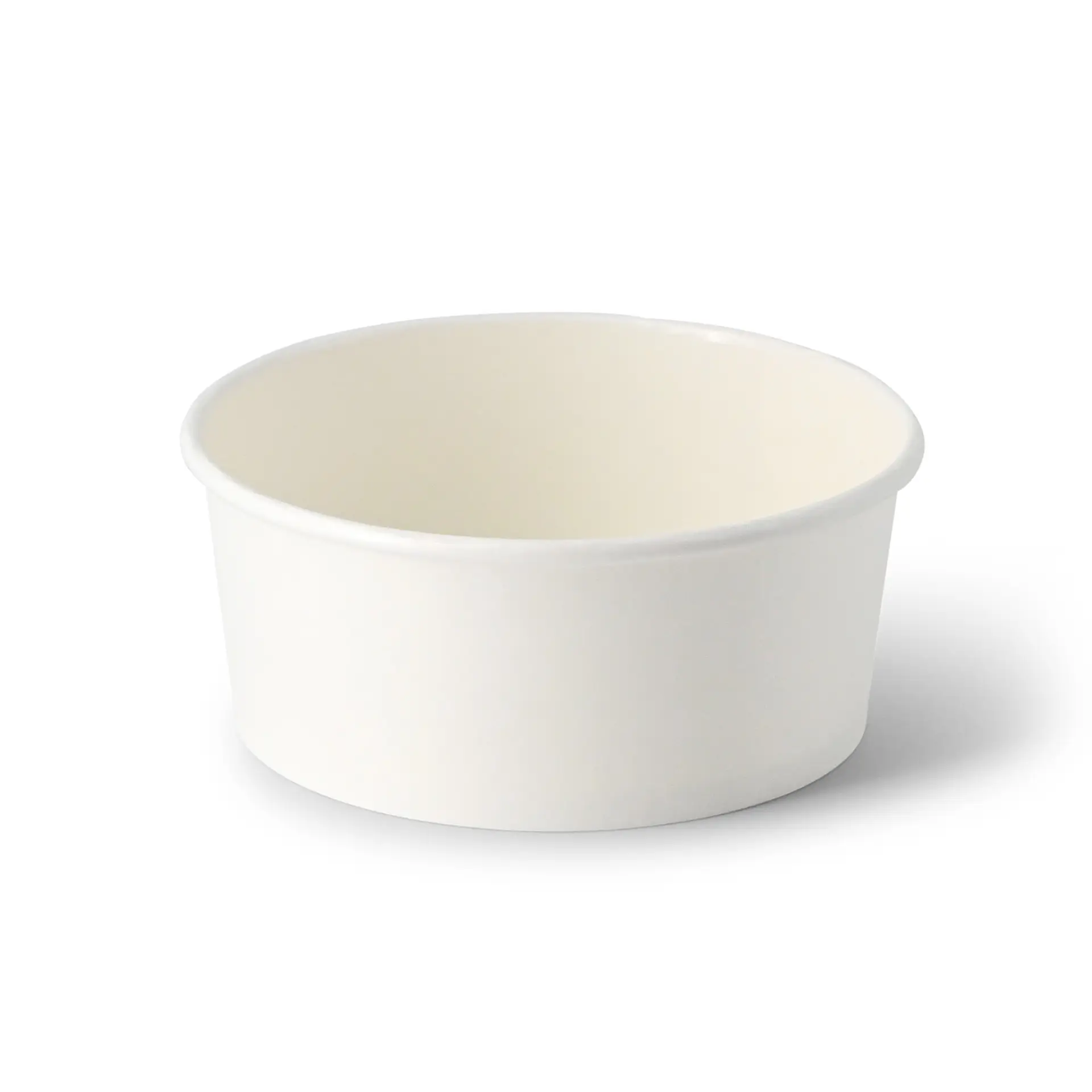 Bol en carton / Bol à salade (revêtement biologique) 650 ml, Ø 185 mm, blanc