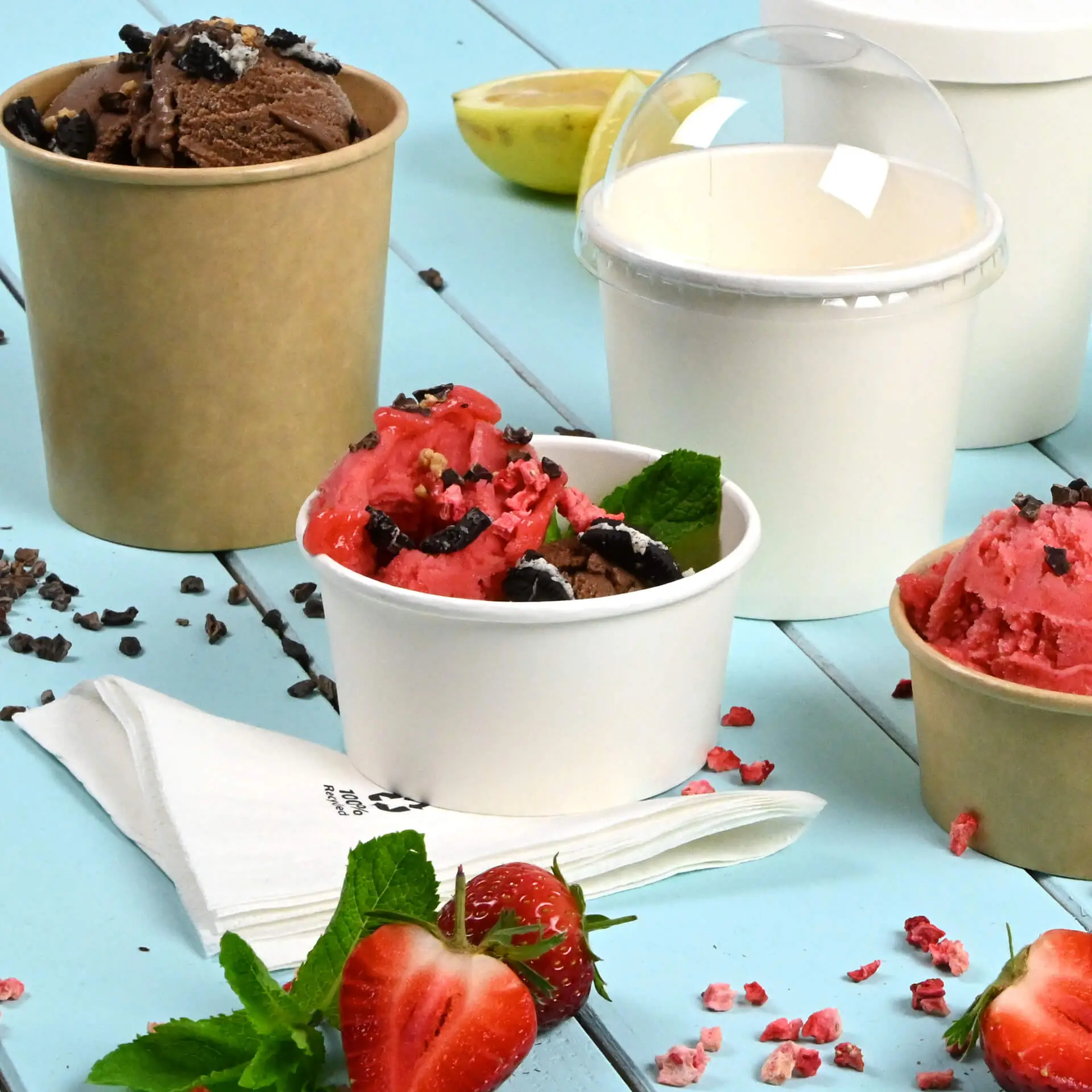 Pot à glace en carton S, 150 - 220 ml (revêtu de PE), Ø 92 mm, Blanc con30016-01-0-eisbecher-pappe-s-beschichtet-150-ml-max-220-ml-92-mm-weiss-6