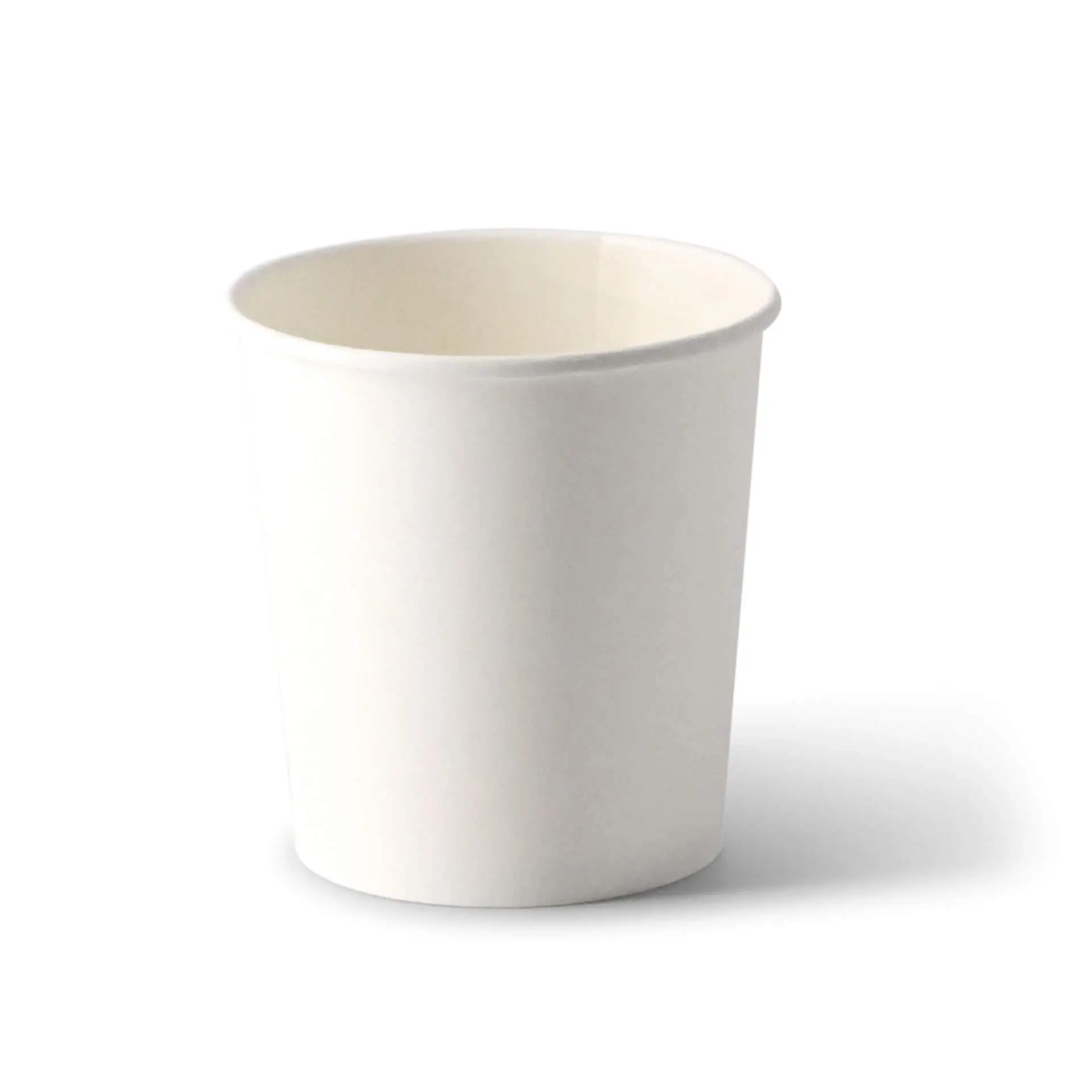 Pot à soupe à emporter en carton (Premium) 400 ml / 16 oz, Ø 95 mm, blanc, revêtement biologique