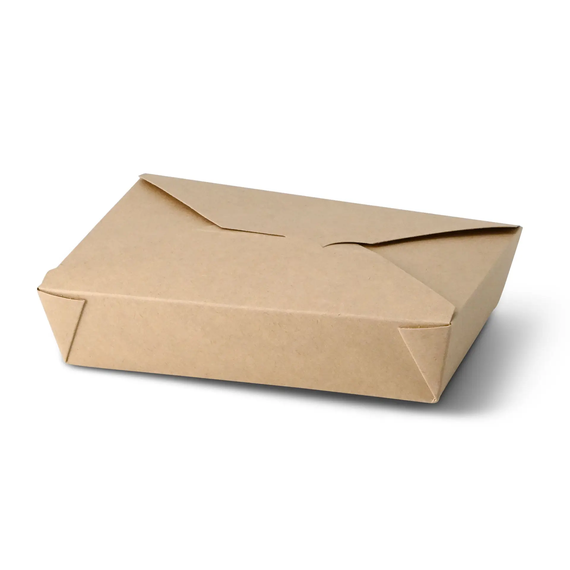 Boîtes à emporter (plastifiées) 1100 ml, marron