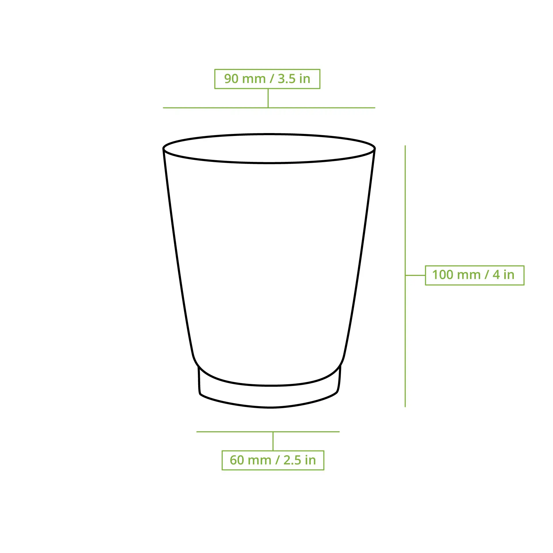 Gobelet en carton ondulé 25 cl / 10 oz, Ø 90 mm, brun Gobelet en carton ondulé 25 cl / 10 oz, Ø 90 mm, brun