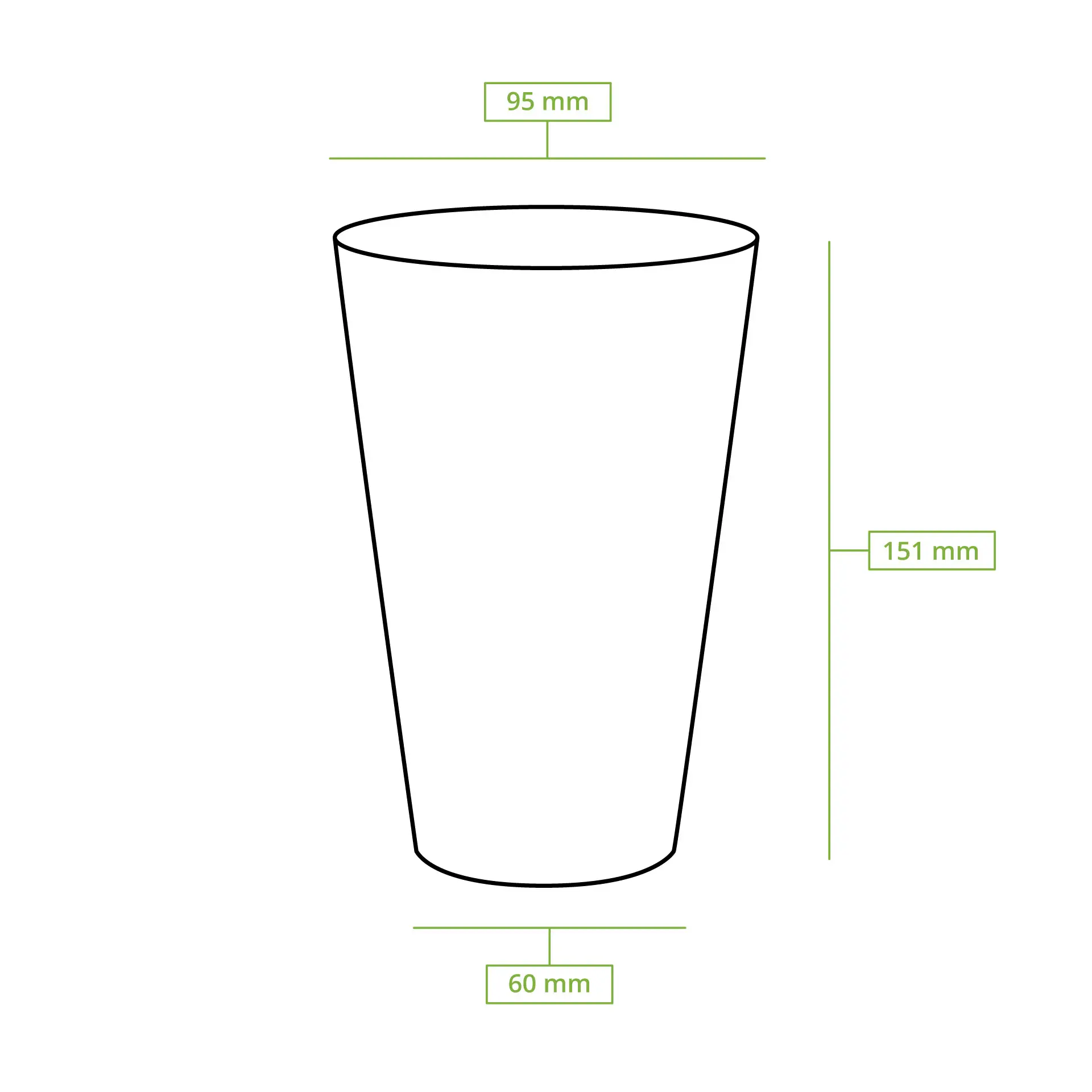Un gobelet PLA transparent rempli de café glacé, à côté d'un gobelet transparent avec une boisson rose et une paille noire sur une surface en bois ; lime et baies à proximité.