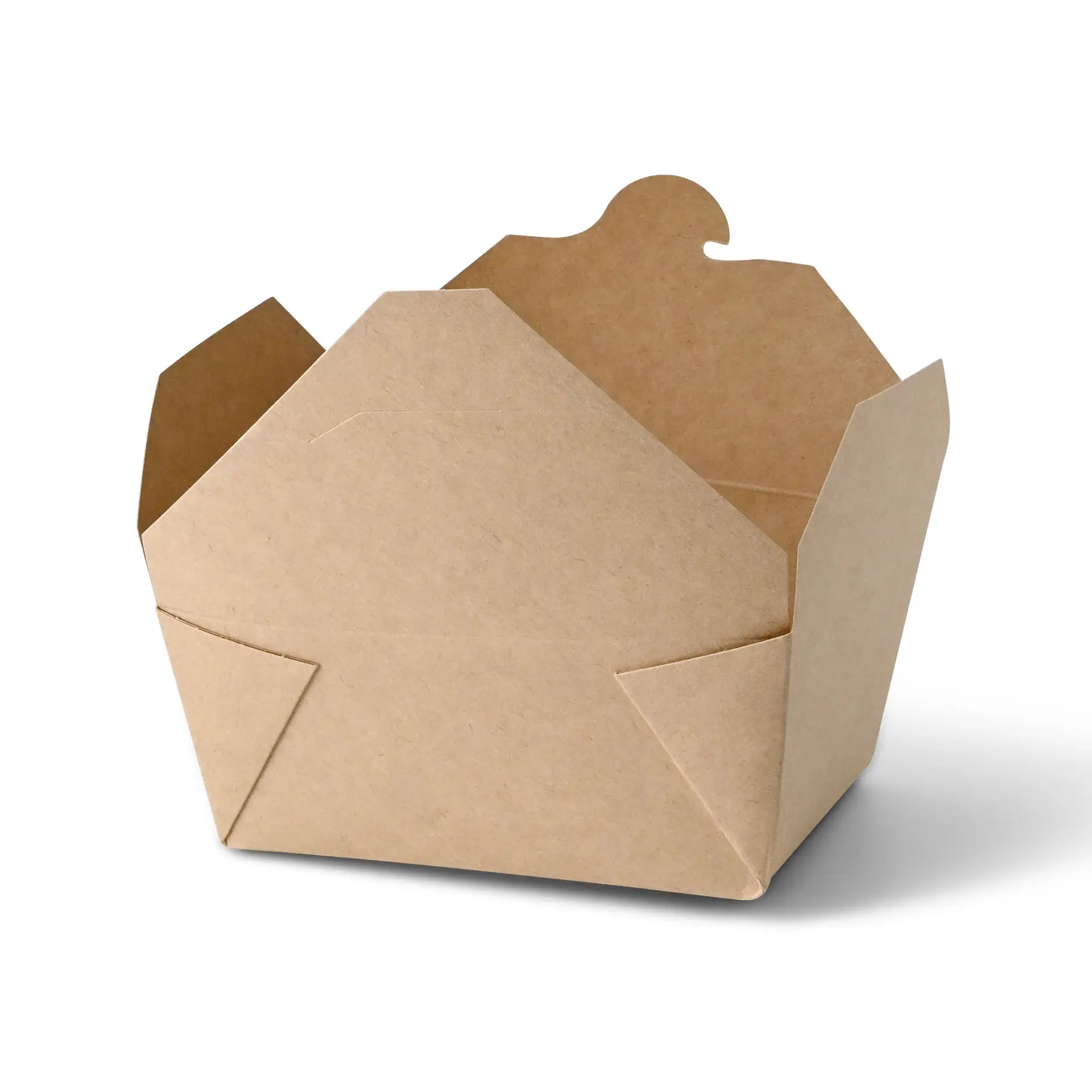 Boîtes à emporter (plastifiées) 1200 ml, marron
