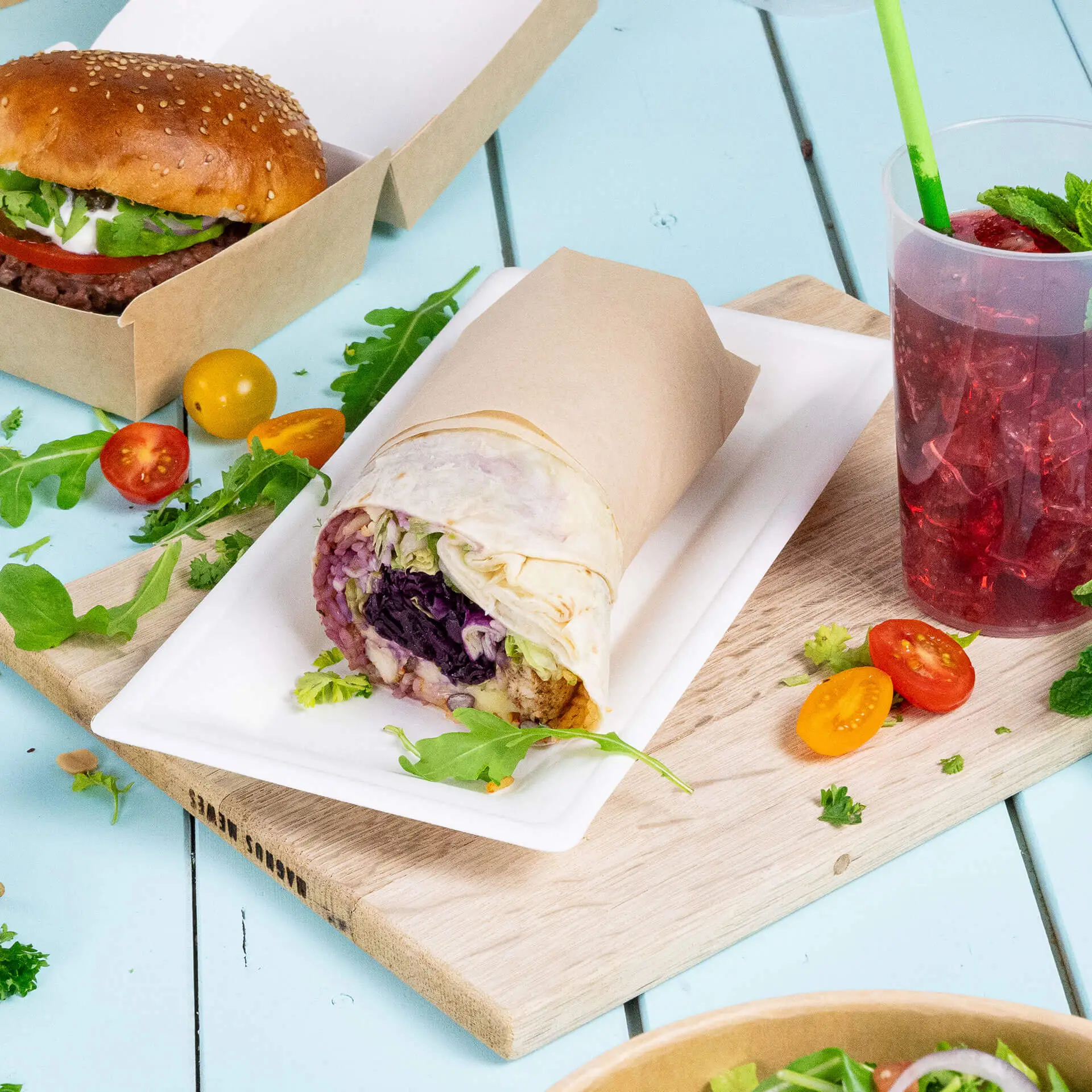 Assiette rectangulaire en canne à sucre, 26 x 13 cm dtw08731-teller-aus-zuckerrohr-26-x-13-cm-rechteckig-5