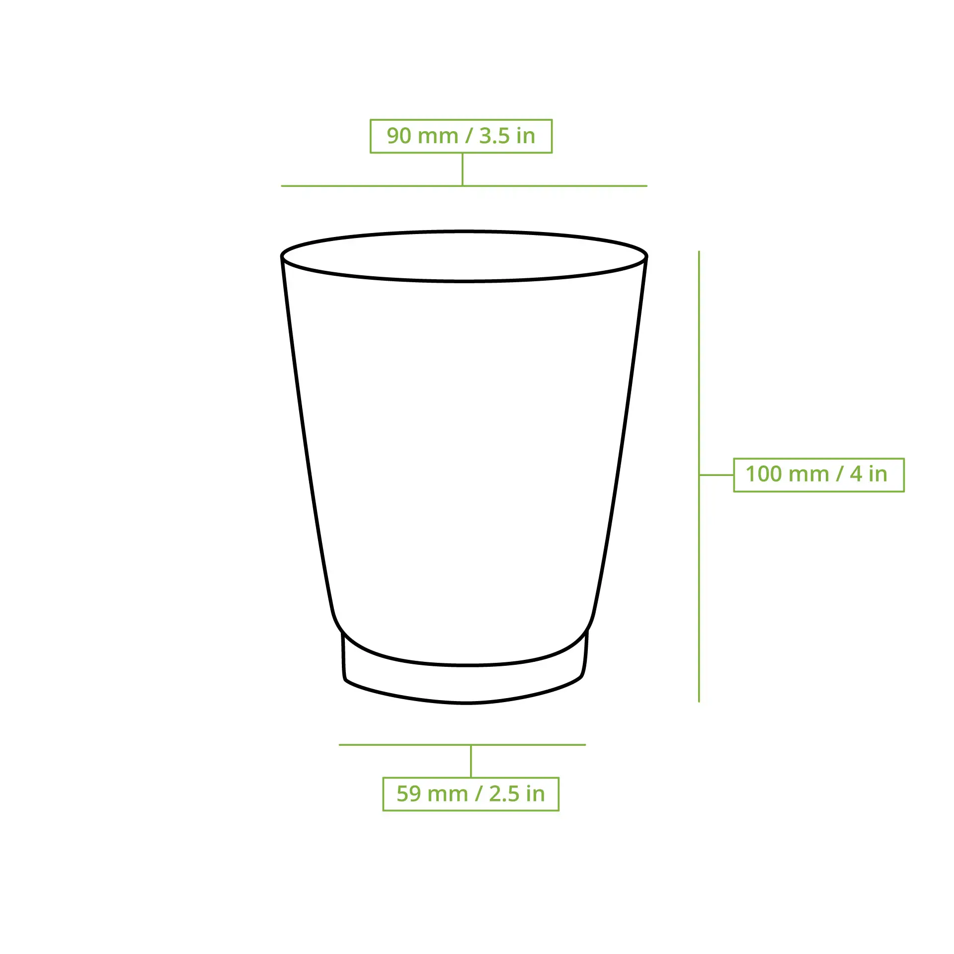 Gobelet ondulé brun 25 cl / 10 oz, Ø 90 mm dhd048471-riffelbecher-kaffee-to-go-becher-250-ml-10-oz-90-mm-braun-8