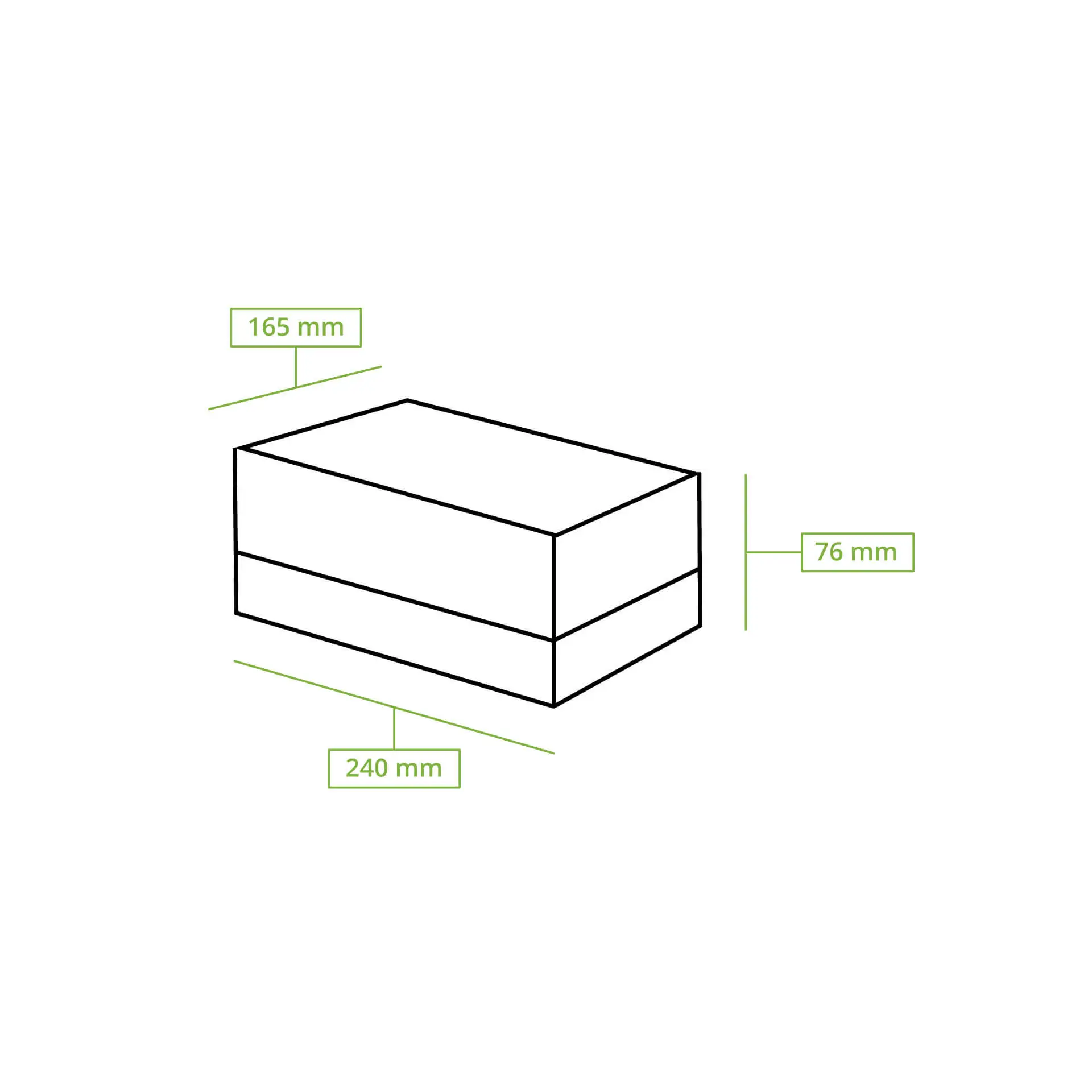 Boîtes à cupcakes (6 pièces), fenêtre en cellulose, blanches
