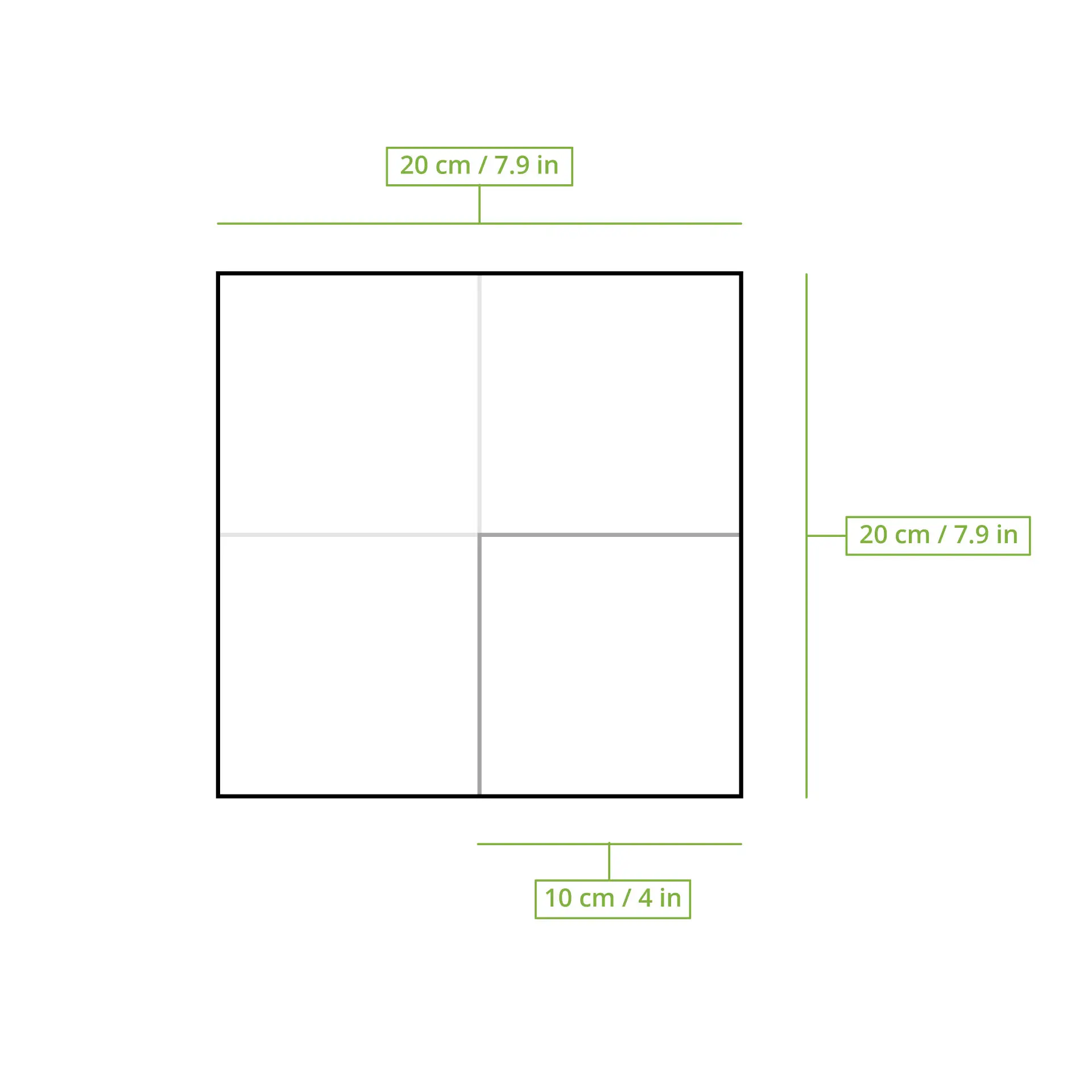 Serviette en papier recyclé écru, 2 couches, 1/4 pliage, 20x20 cm Serviette en papier recyclé écru, 2 couches, 1/4 pliage, 20x20 cm