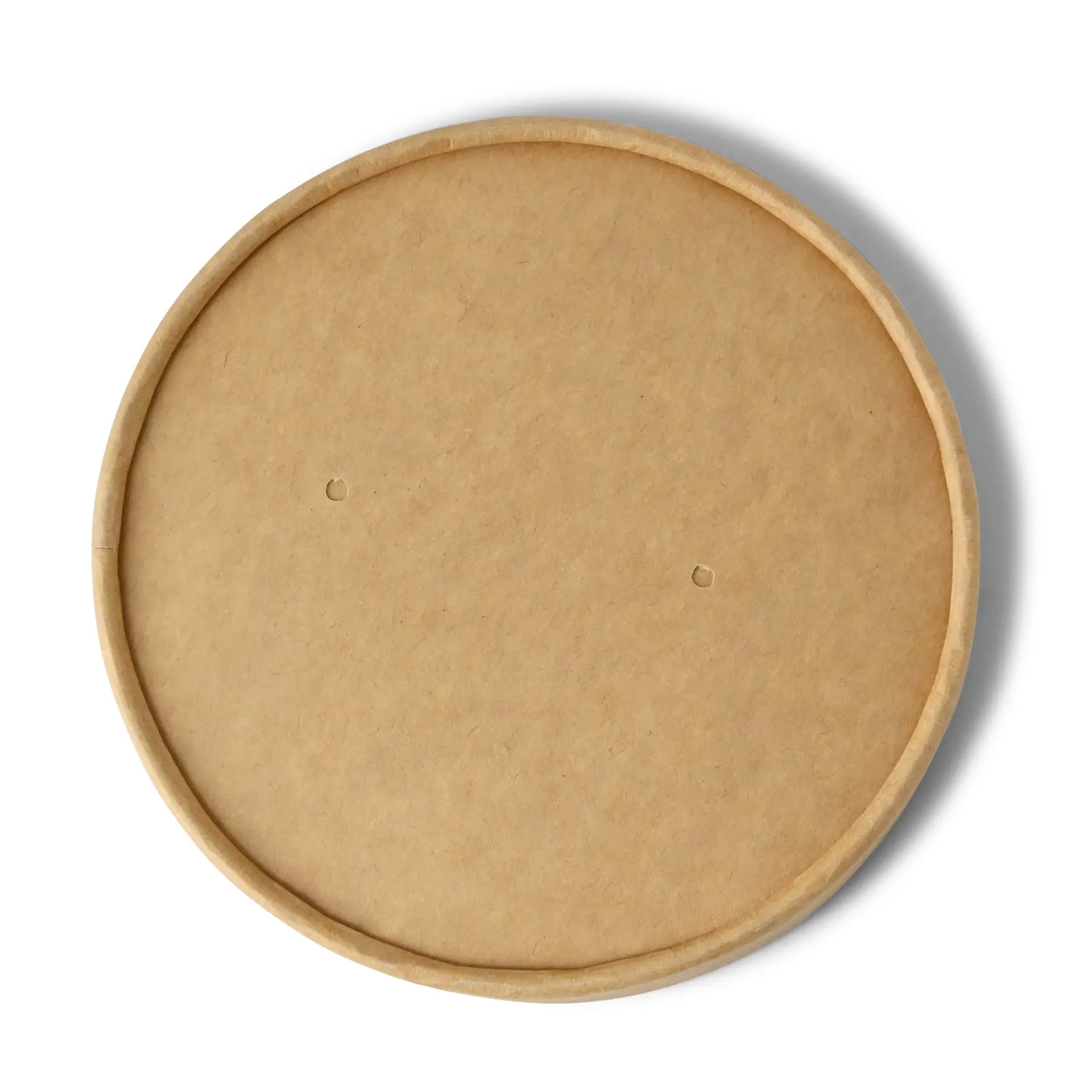 Couvercle membrane en carton (revêtement biologique) Ø 115 mm, brun