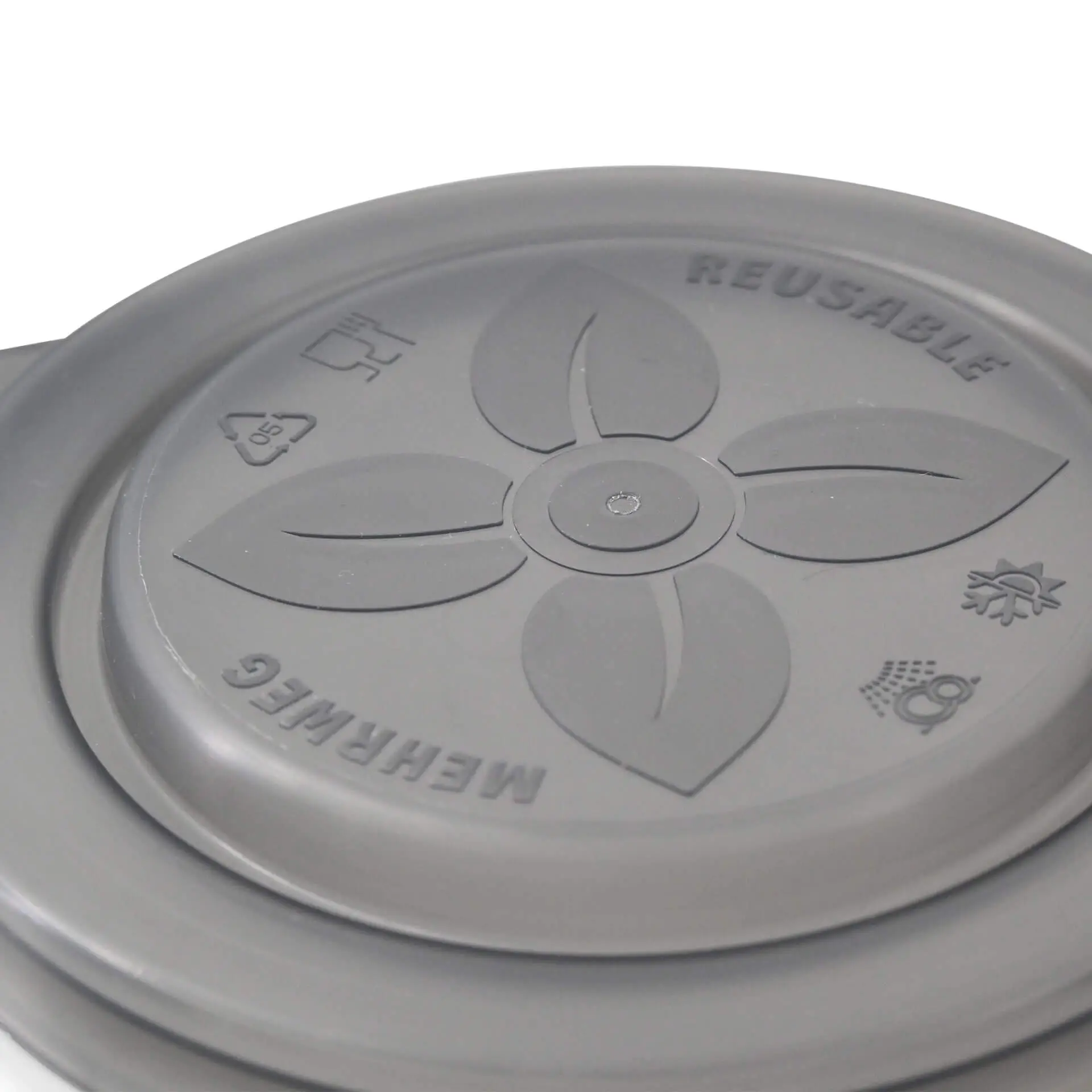 Couvercle réutilisable «merways Cup» gris, Ø 95mm, PP dfc00811-mehrwegdeckel-merways-cup-95-mm-pp-grau-4