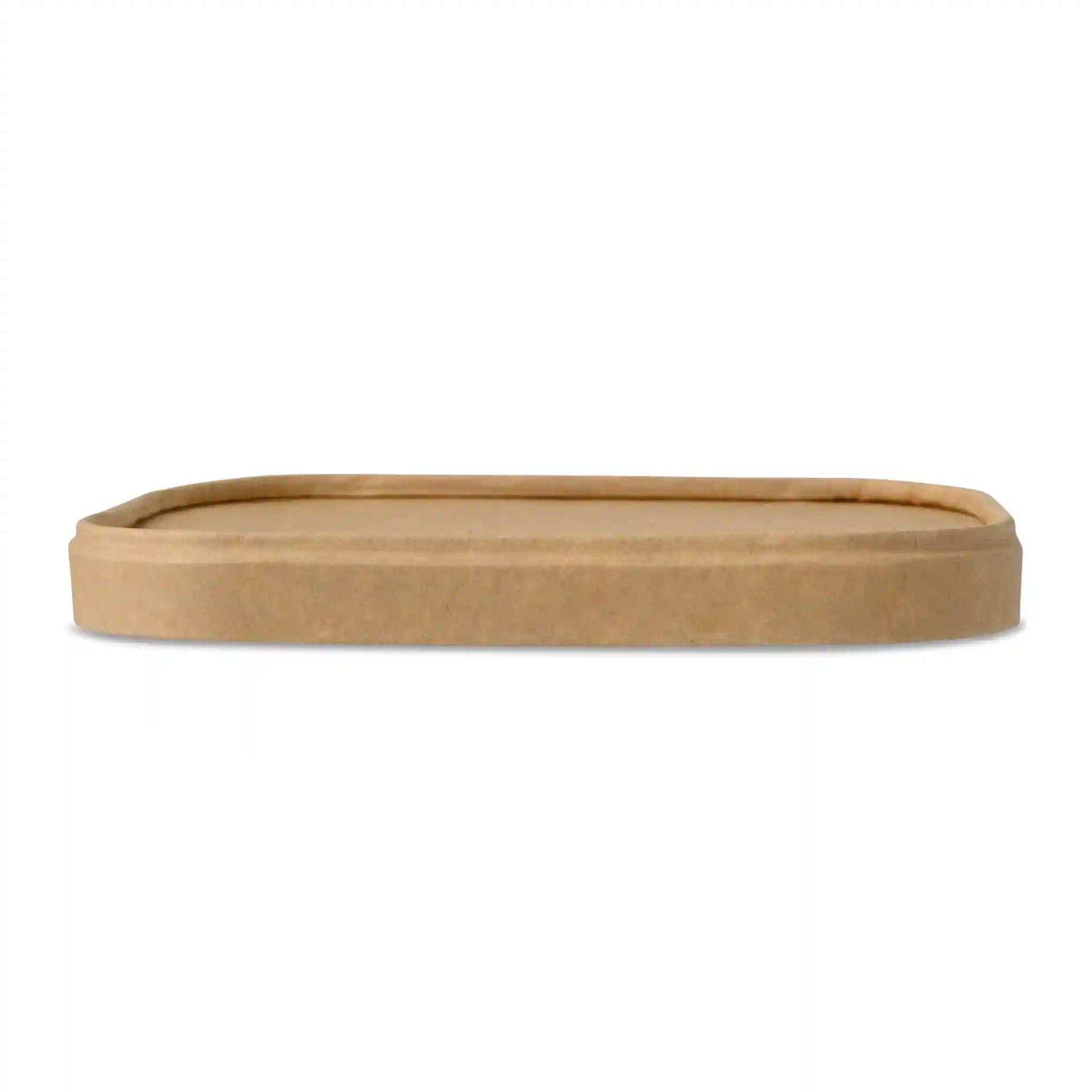 Couvercle rectangulaire en carton brun de 20 mm de hauteur et dimensions de 171 x 120 mm.