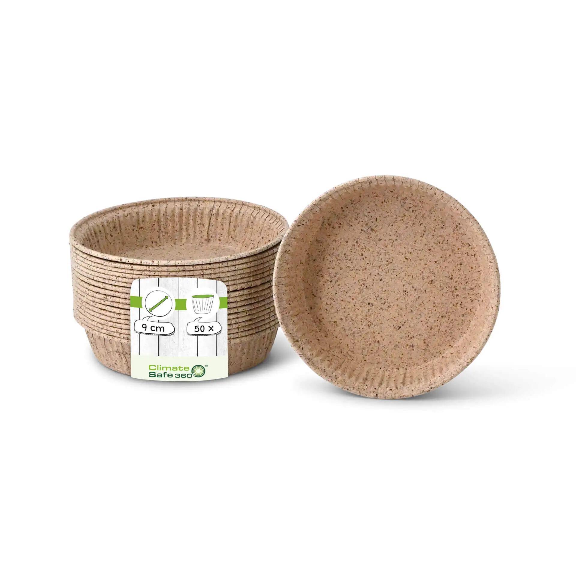 Moule à gâteaux en papier cacao ∅ 9 cm, rond, brun dre025121-kakaopapier-backformen-9-cm-rund-braun