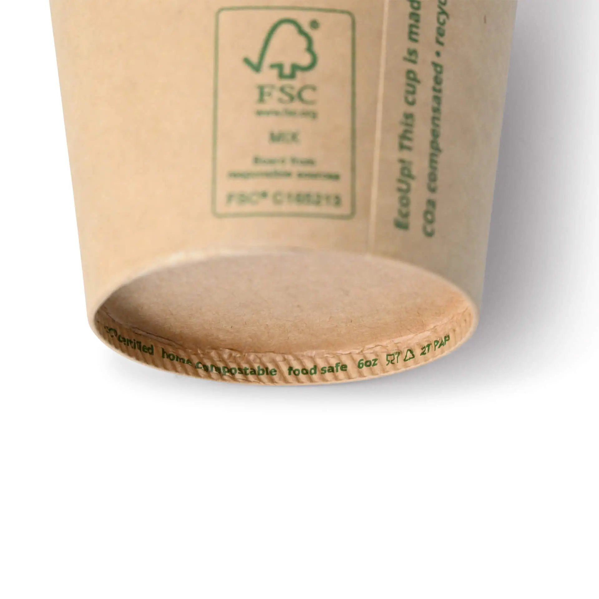 Gobelet en carton (revêtu de PE) 15 cl / 6 oz, Ø 62 mm, brun Gobelet en carton (revêtu de PE) 15 cl / 6 oz, Ø 62 mm, brun