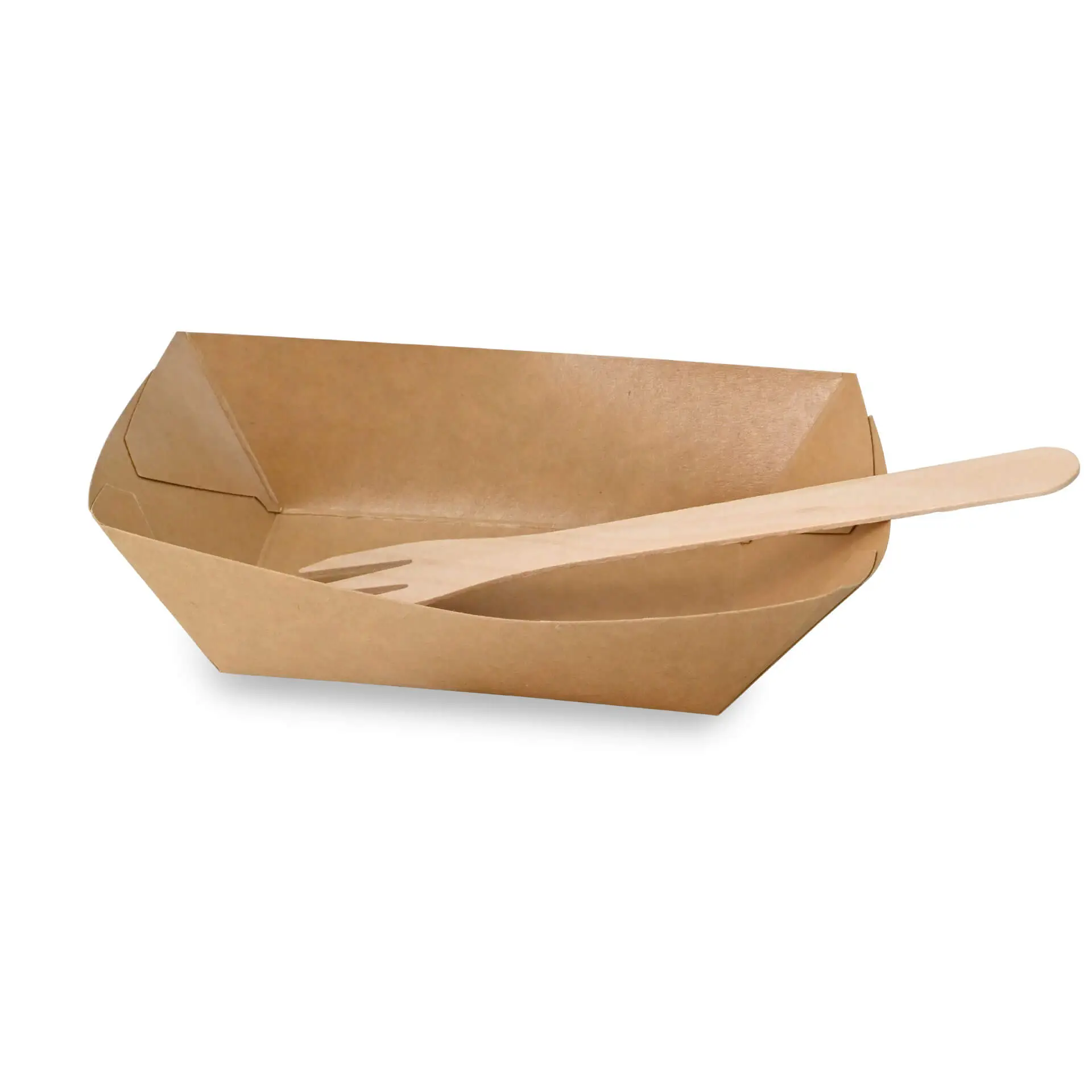 Bateau en carton pour amuses bouche, 400 ml,  17 x 12 x 4 cm