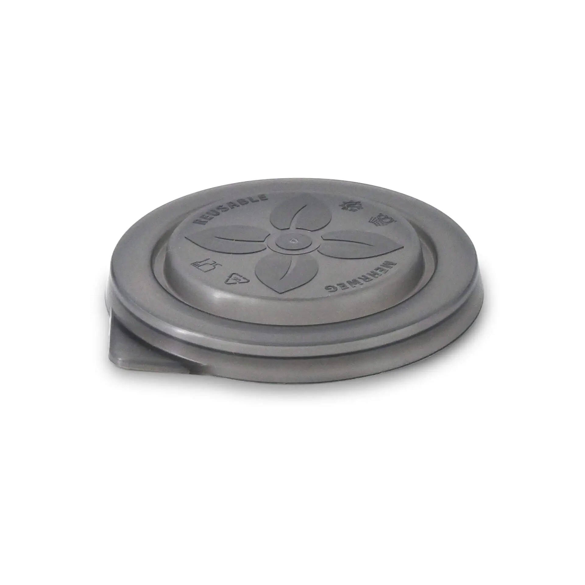 Couvercle réutilisable «merways Cup» gris, Ø 95mm, PP dfc008111-mehrwegdeckel-merways-cup-95-mm-pp-grau-3