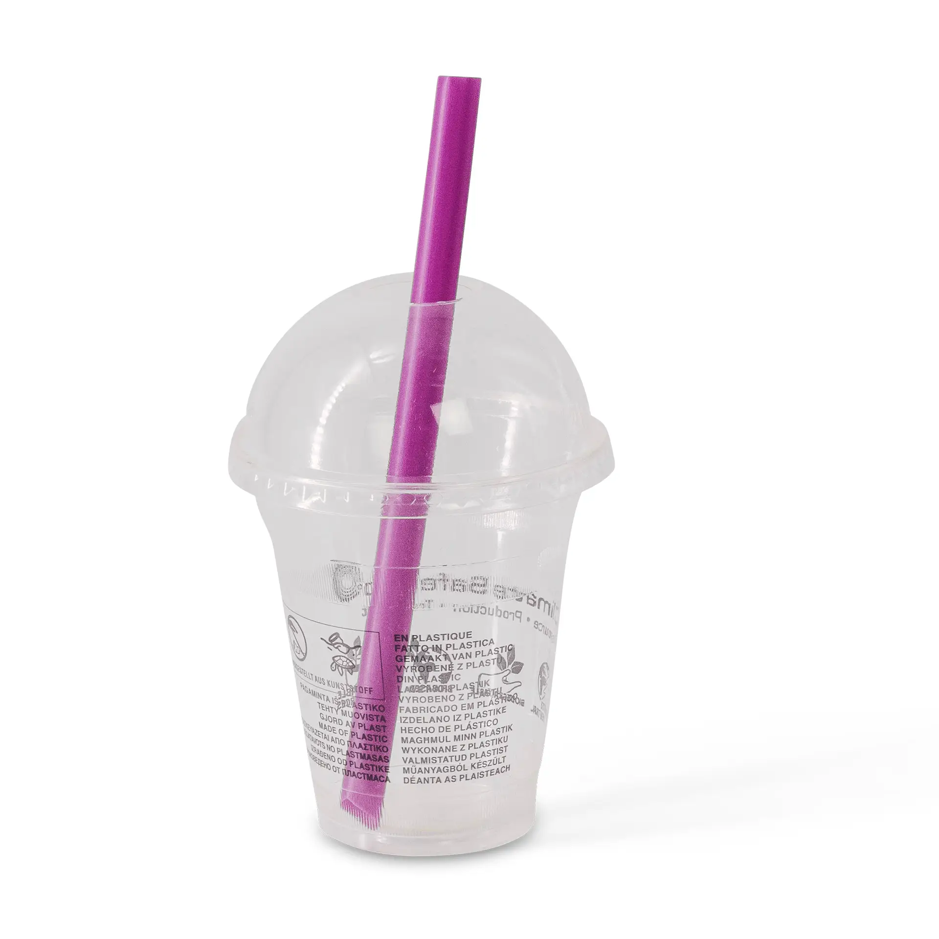 Pailles Bubble Tea 20 cm, Ø 1,2 cm, colorées, réutilisables