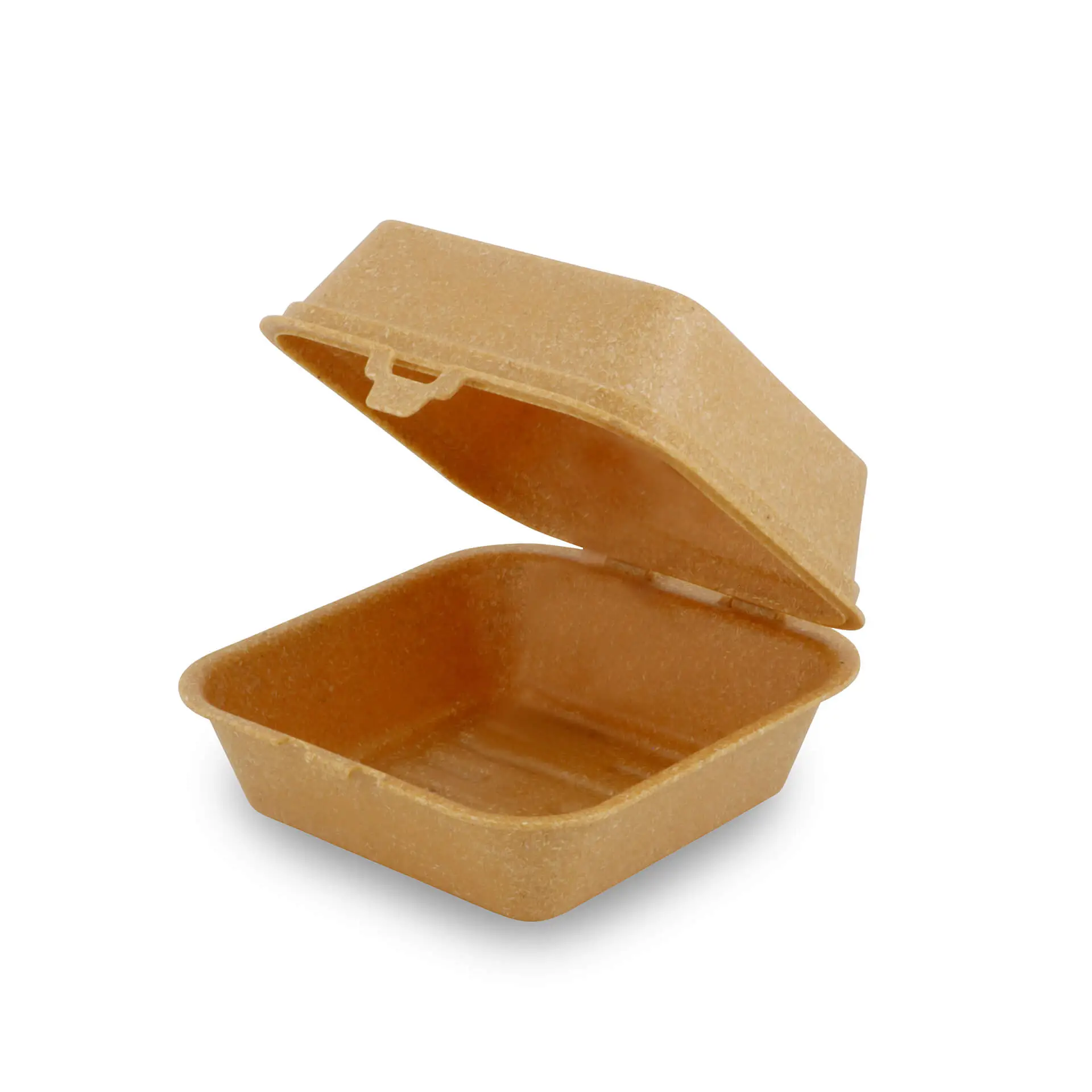 Boîtes à burger réutilisable "merways Box" 16 x 15 x 8,5 cm, caramel / marron Boîtes à burger réutilisable "merways Box" 16 x 15 x 8,5 cm, caramel / marron
